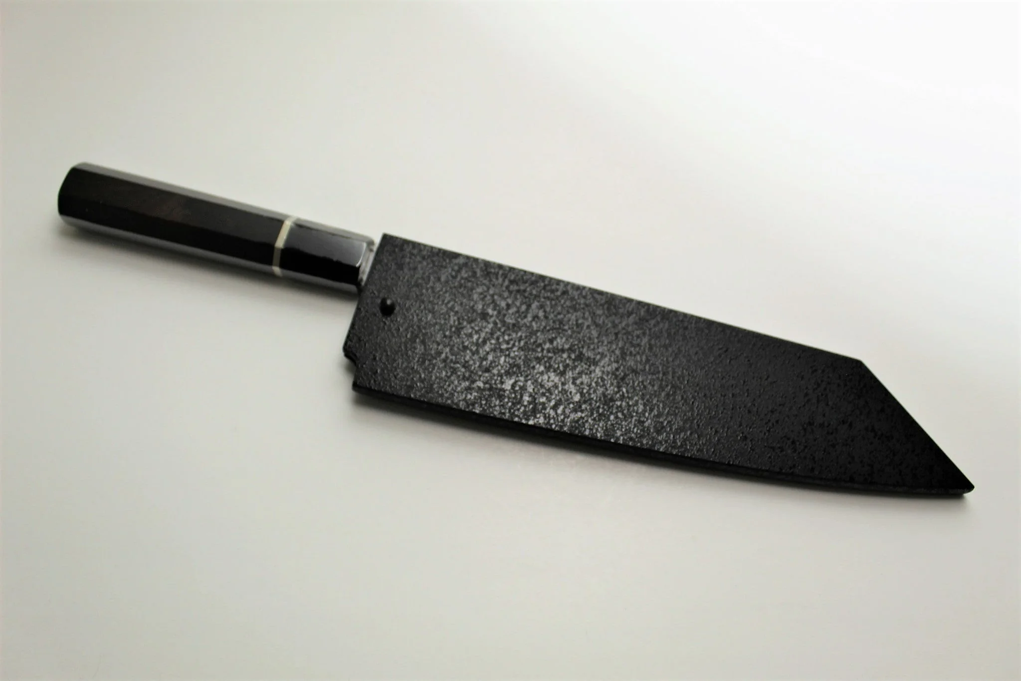 Sakai Takayuki Kengata Gyuto Homura SP with Saya 225mm (8.8") - Aoniko (Blue Steel #2) - Image 9