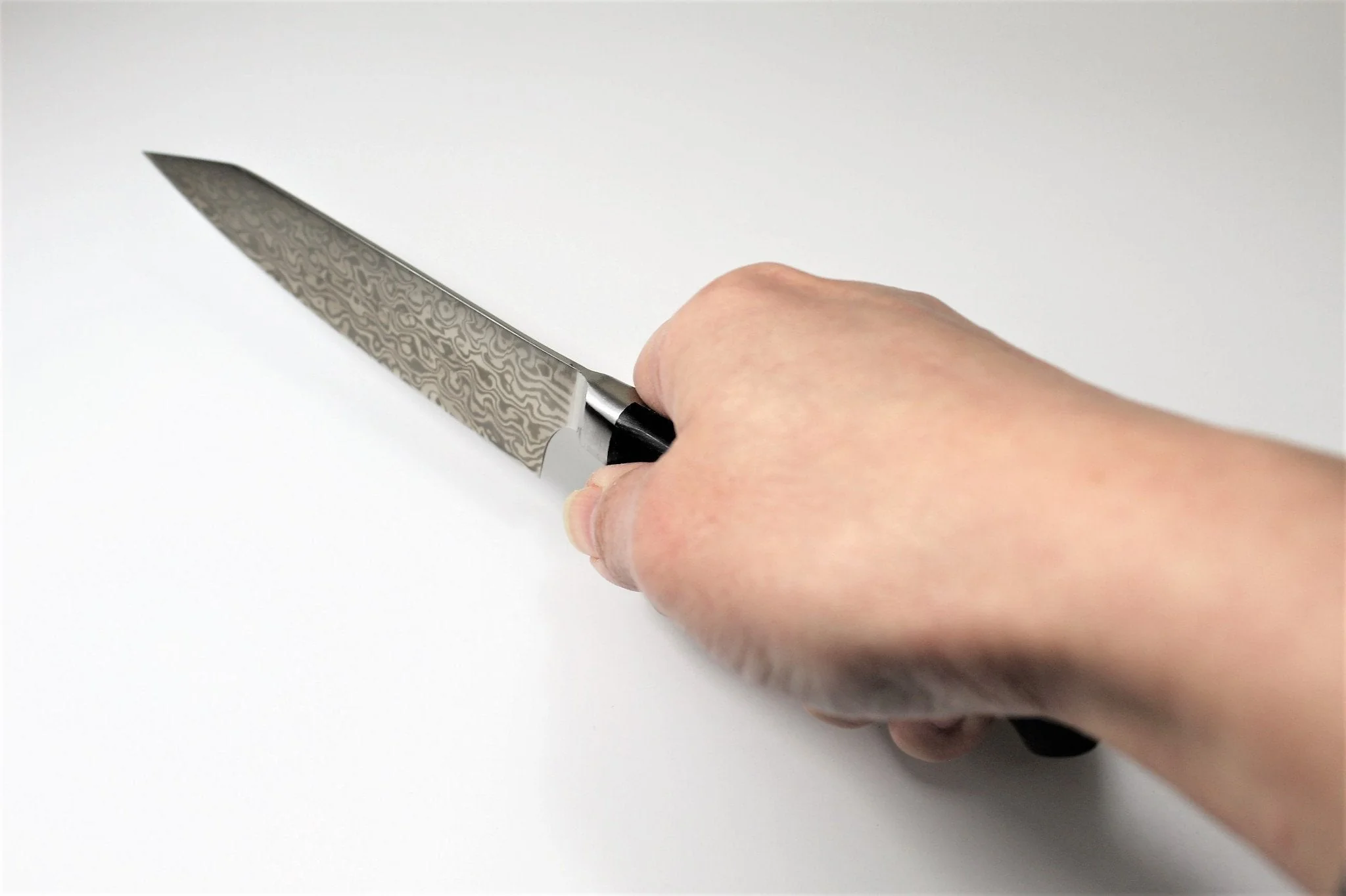 Sakai Takayuki Kengata Petty Knife 120mm (4.7") VG10-VG2 Coreless Damascus - Image 11