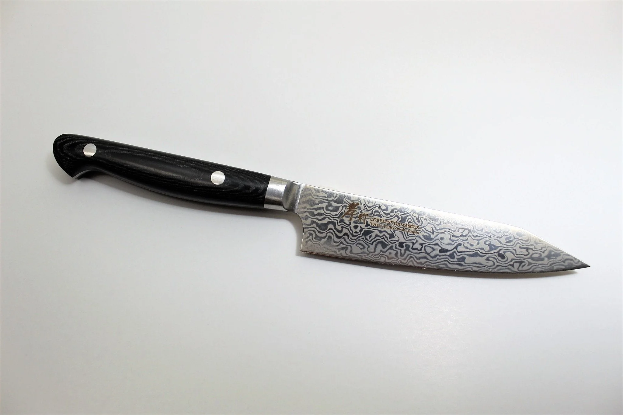 Sakai Takayuki Kengata Petty Knife 120mm (4.7") VG10-VG2 Coreless Damascus - Image 4