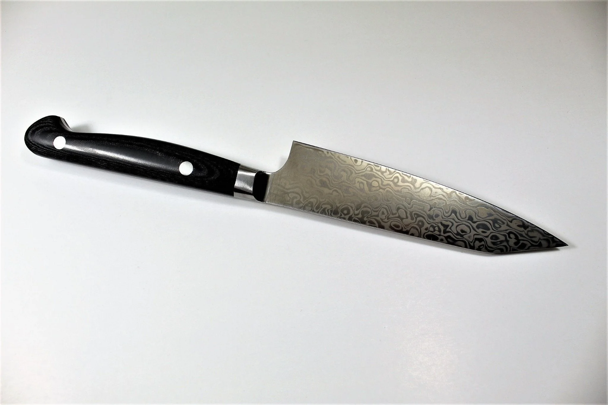 Sakai Takayuki Kengata Petty Knife 120mm (4.7") VG10-VG2 Coreless Damascus - Image 6
