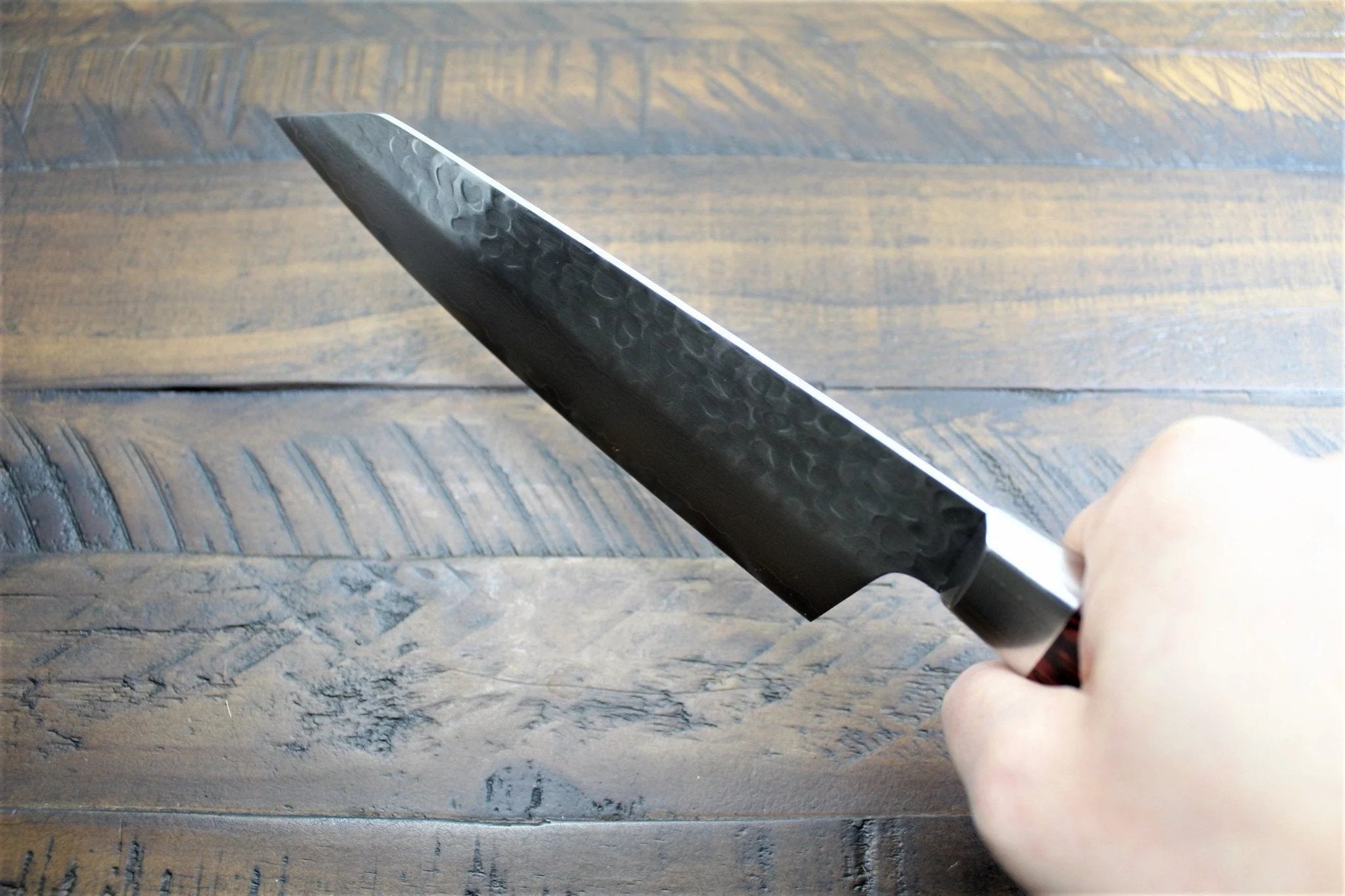 Sakai Takayuki Kengata Santoku Knife 160mm (6.3") Damascus 33 Layer - Image 3