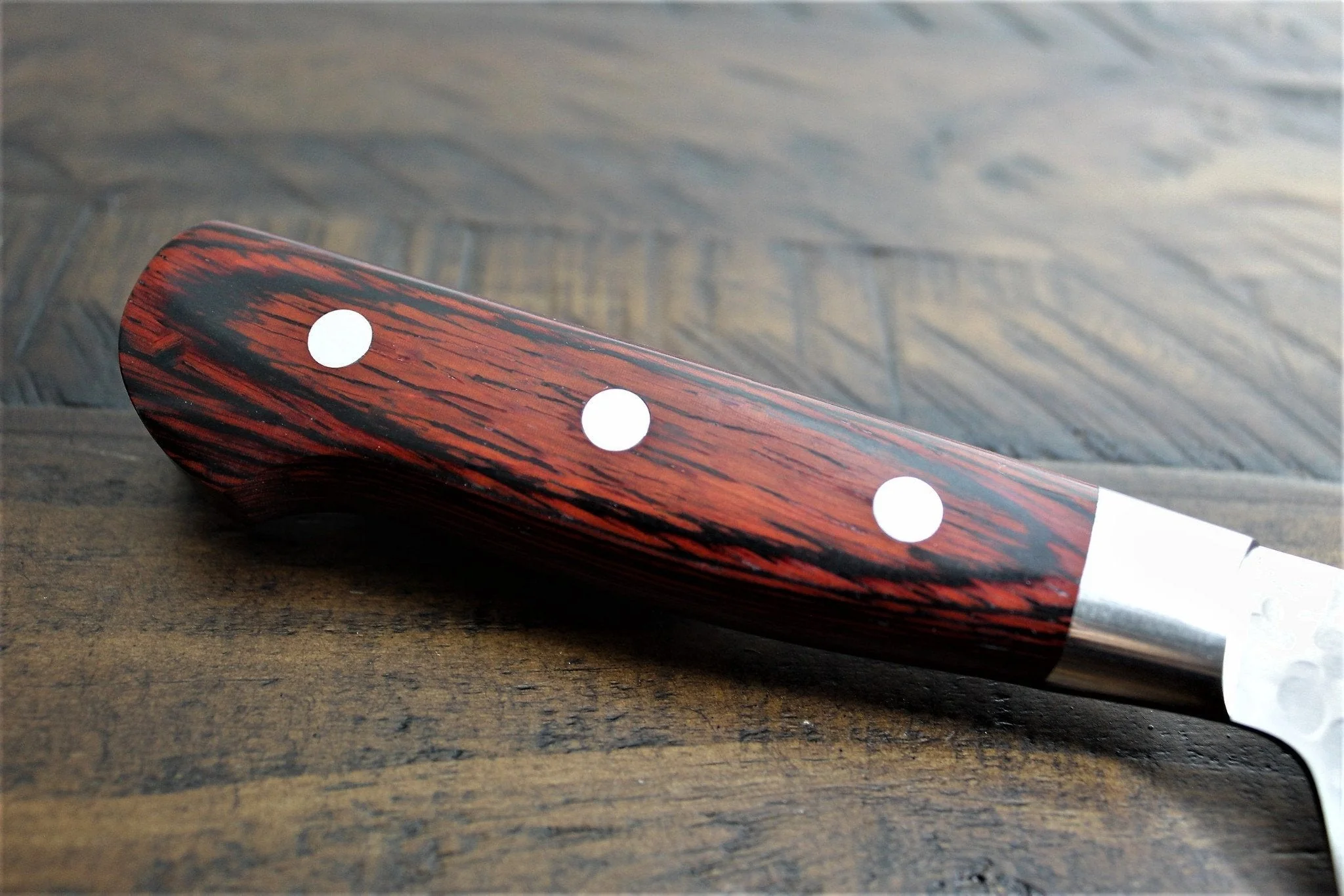 Sakai Takayuki Kengata Santoku Knife 160mm (6.3") Damascus 33 Layer - Image 4