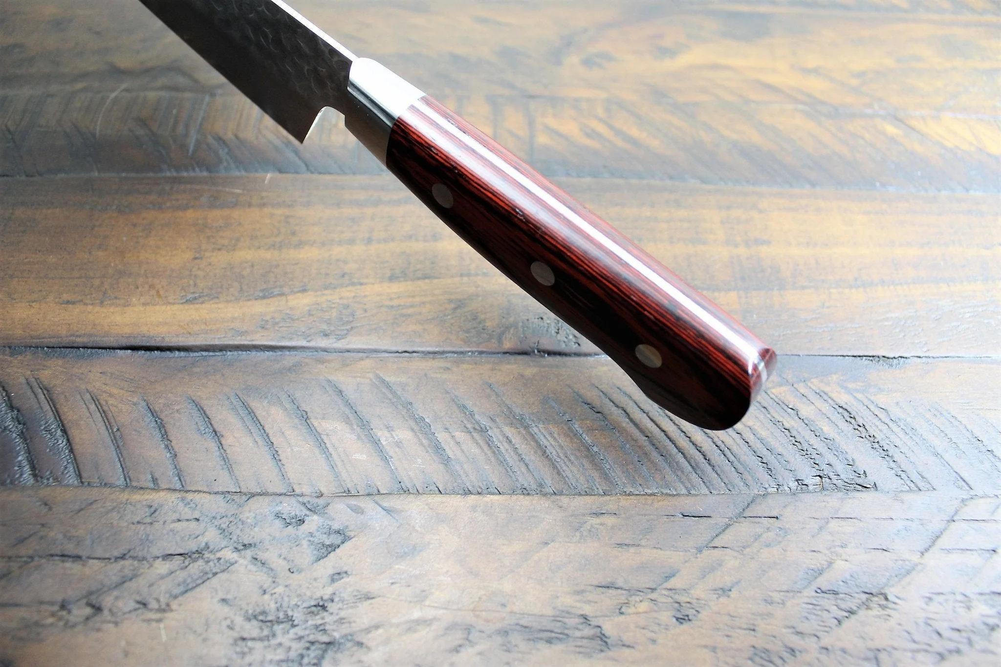 Sakai Takayuki Kengata Santoku Knife 160mm (6.3") Damascus 33 Layer - Image 8