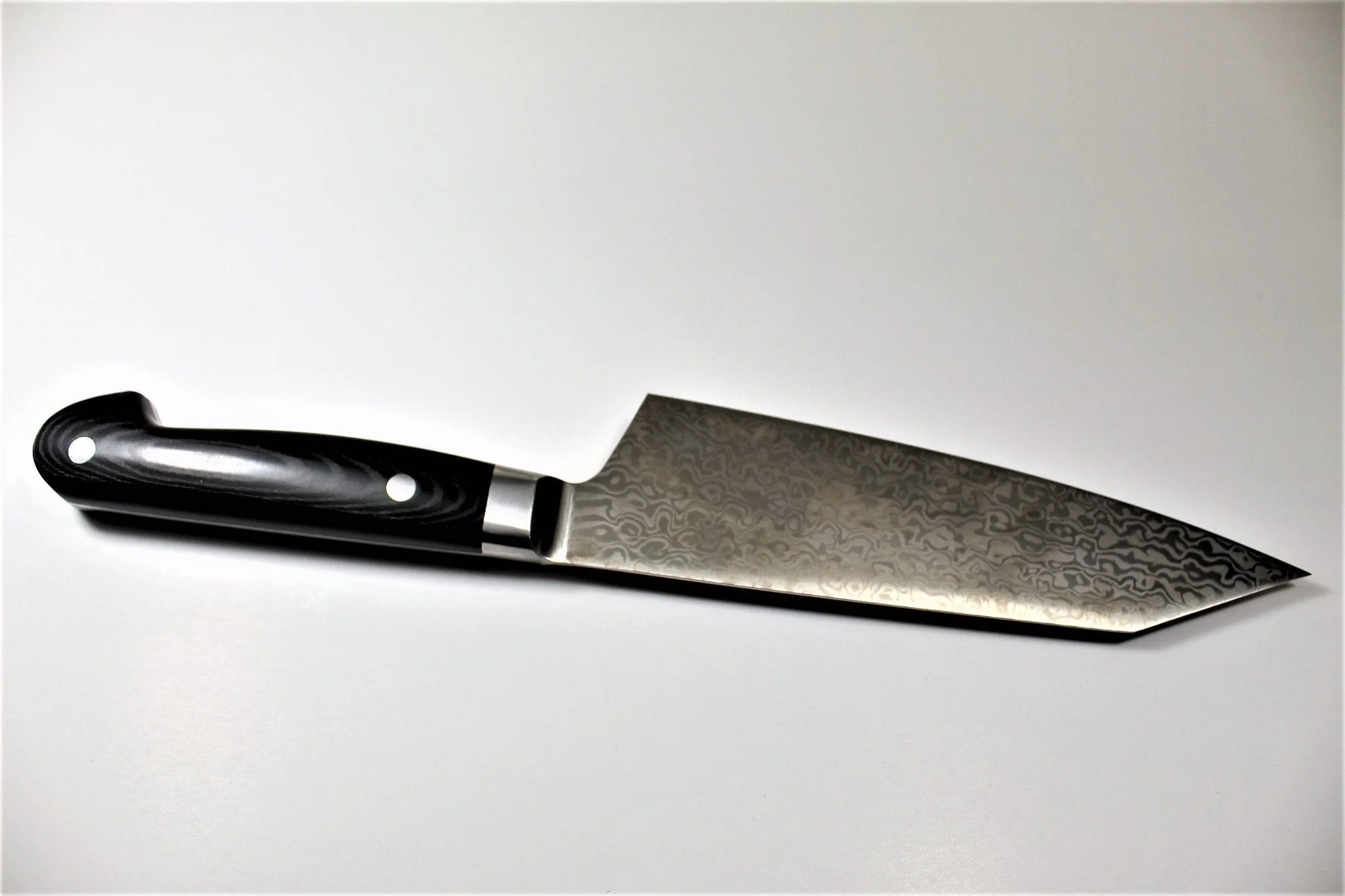 Sakai Takayuki Kengata Santoku Knife 160mm (6.3") VG10-VG2 Coreless Damascus - Image 6