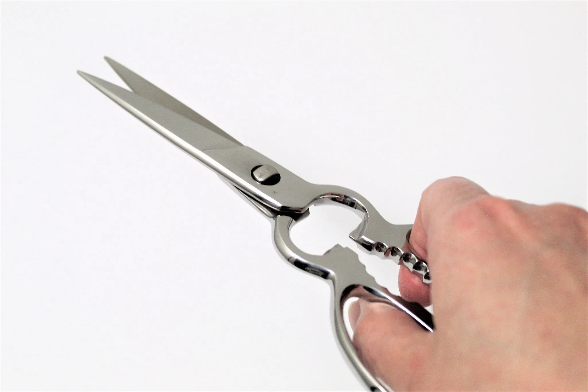 Japanese Kitchen Shears Solid Stainless Steel KS-215 - Image 11