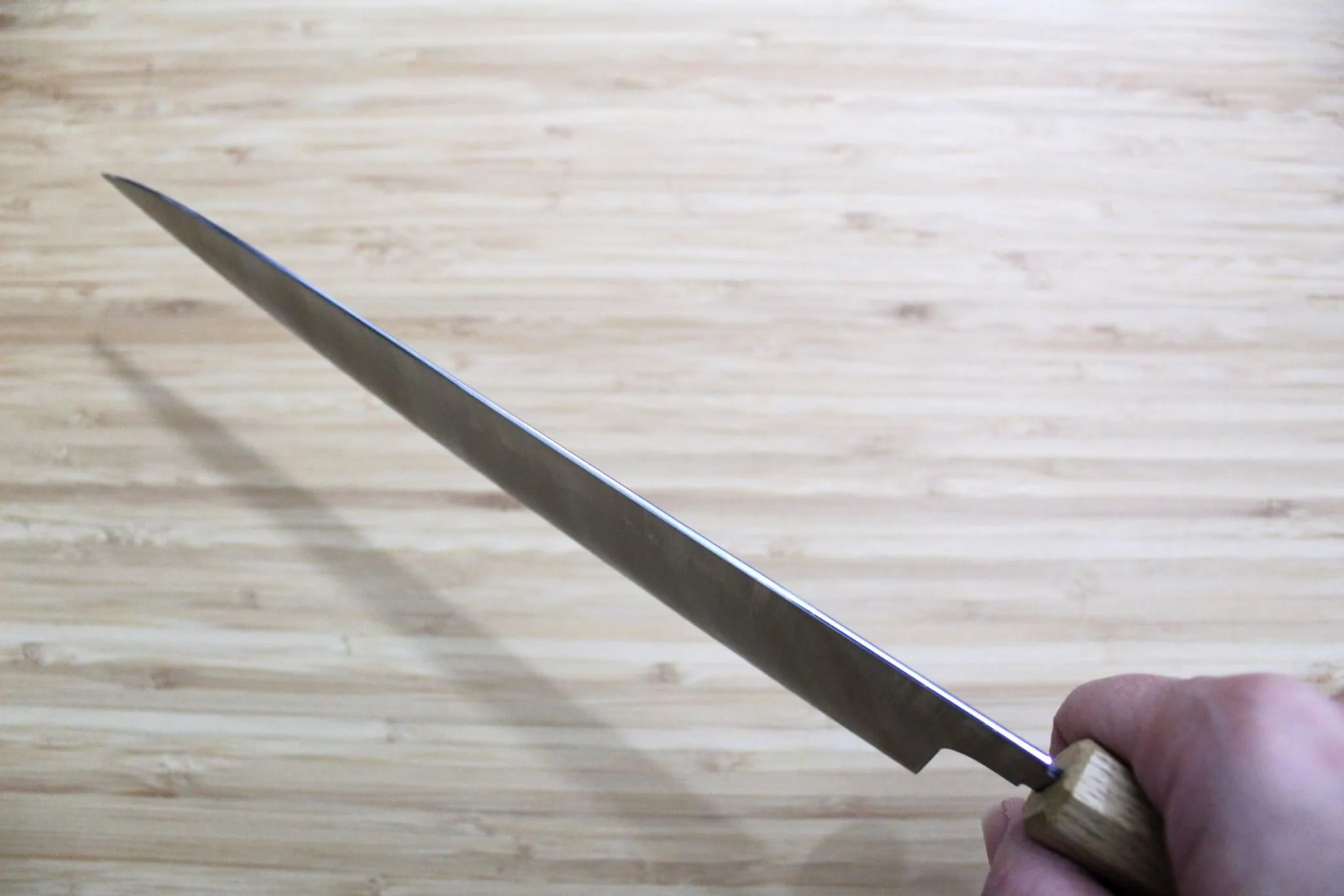 Konosuke GS+ Gyuto 210 mm (8.2") / 240 mm (9.4") Khii Chestnut Handle - Image 10
