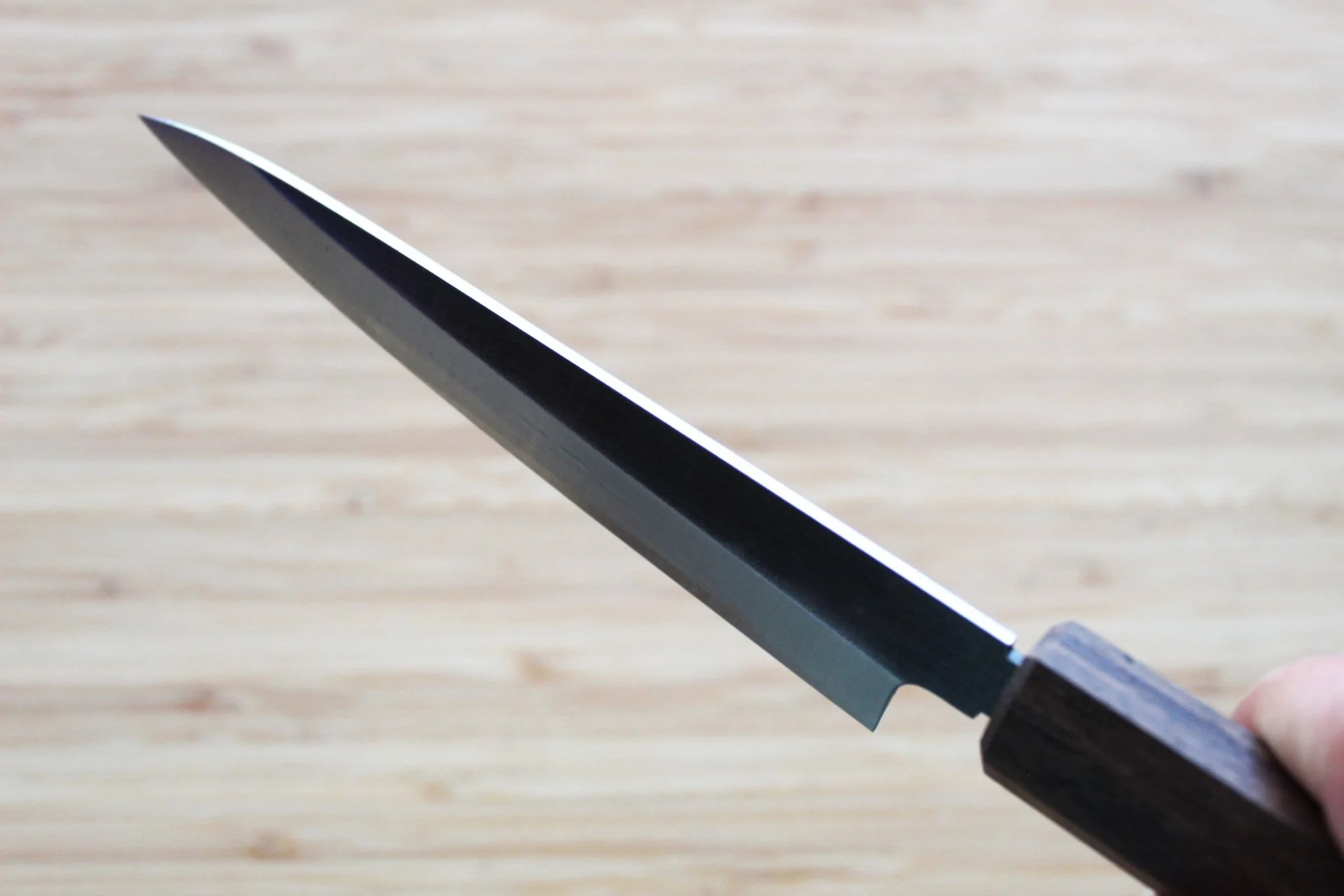 Konosuke GS+ Nashiji Petty 150 mm (5.9") Khii Laurel Handle - Image 10