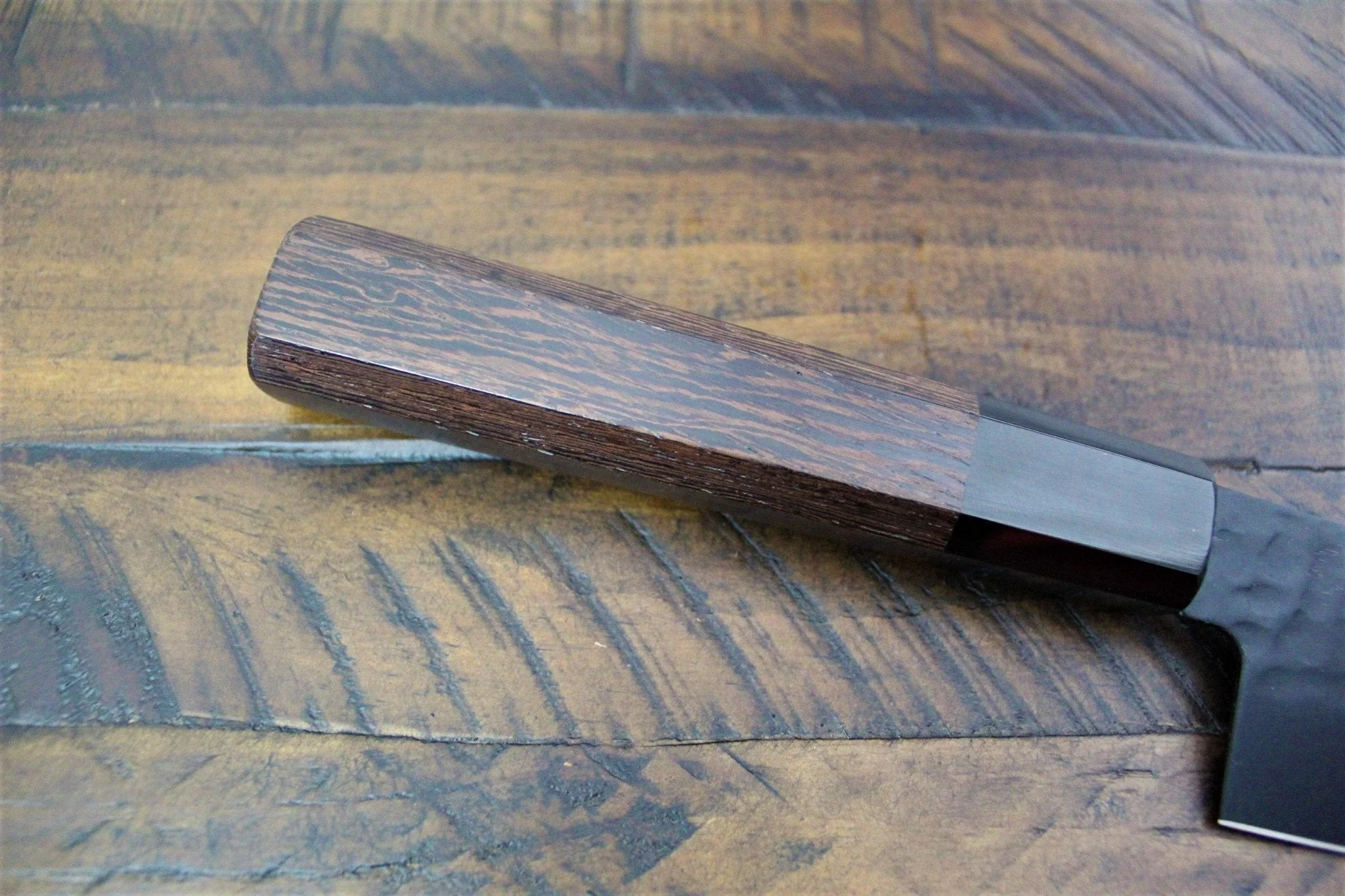 Sakai Takayuki Kurokage VG10 Hammered 210mm (8.3") Gyuto - Fluorine Coated Black Blade - Image 2