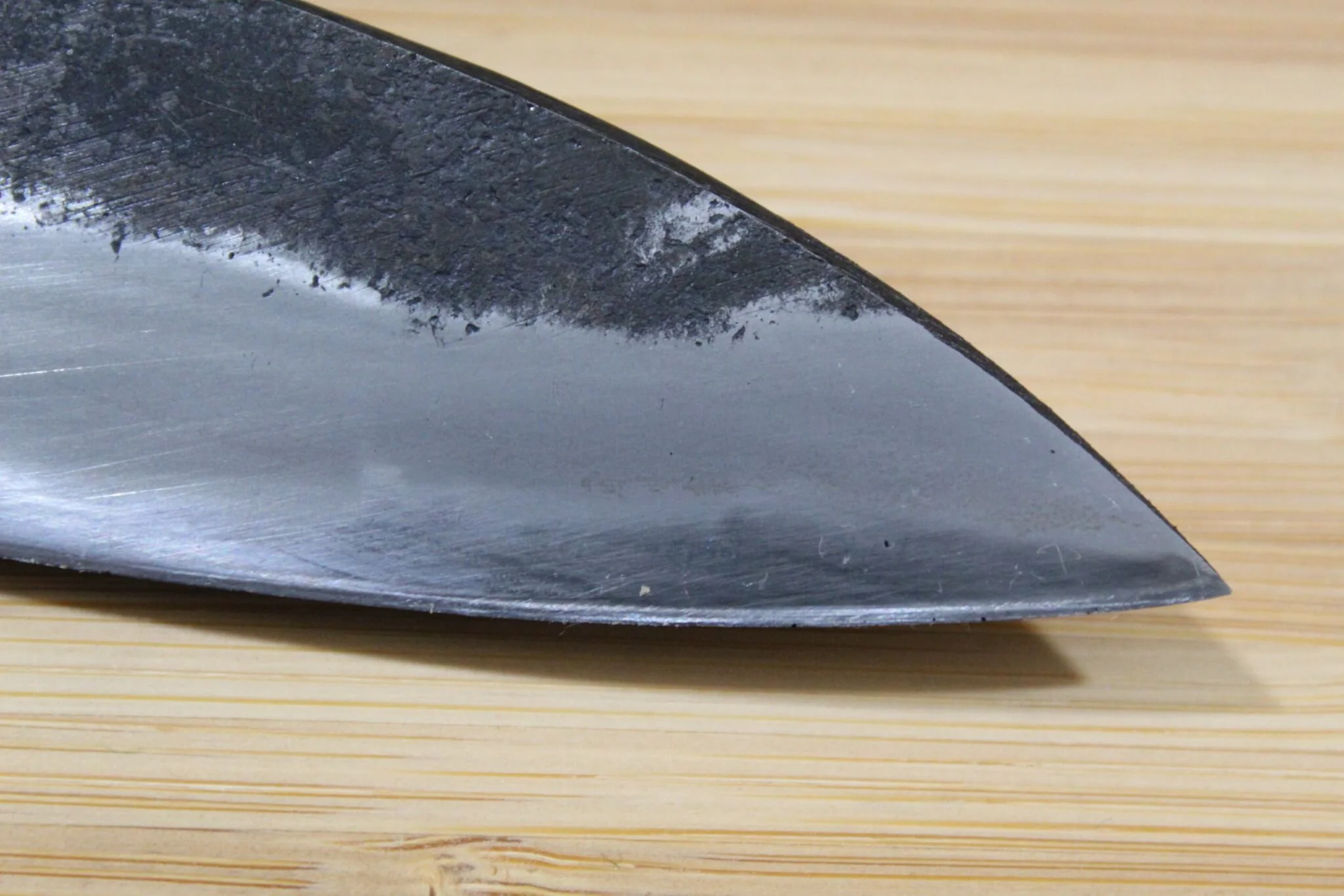 Kyokokaji Shokei Shironiko Kurouchi Bunka 165 mm (6.5") Fujimaki Handle - Image 4