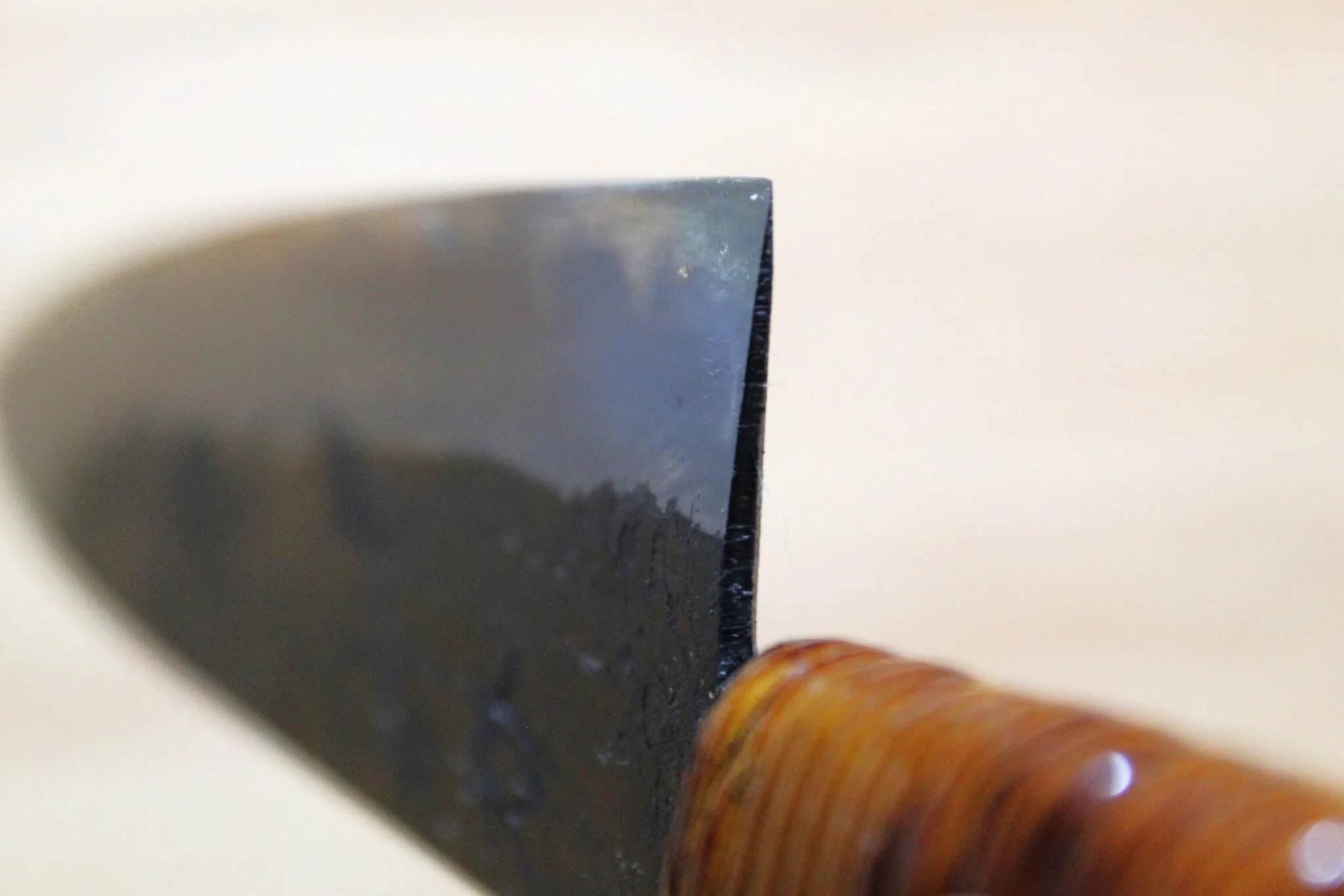 Kyokokaji Shokei Shironiko Kurouchi Bunka 180 mm Fujimaki Handle - Image 8