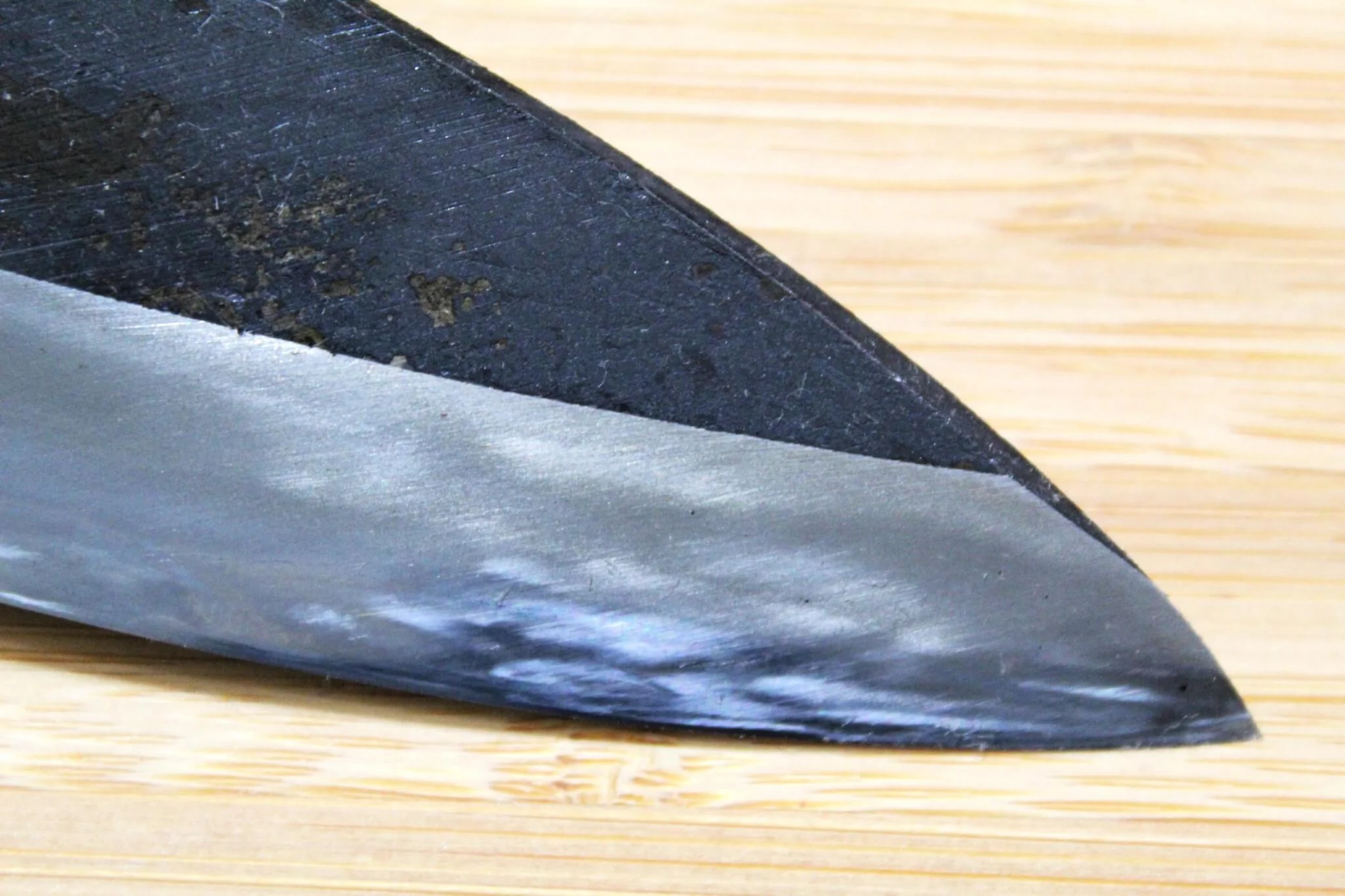 Kyokokaji Shokei Shironiko Kurouchi Deba 135 mm (5.3") Fujimaki Handle - Image 4