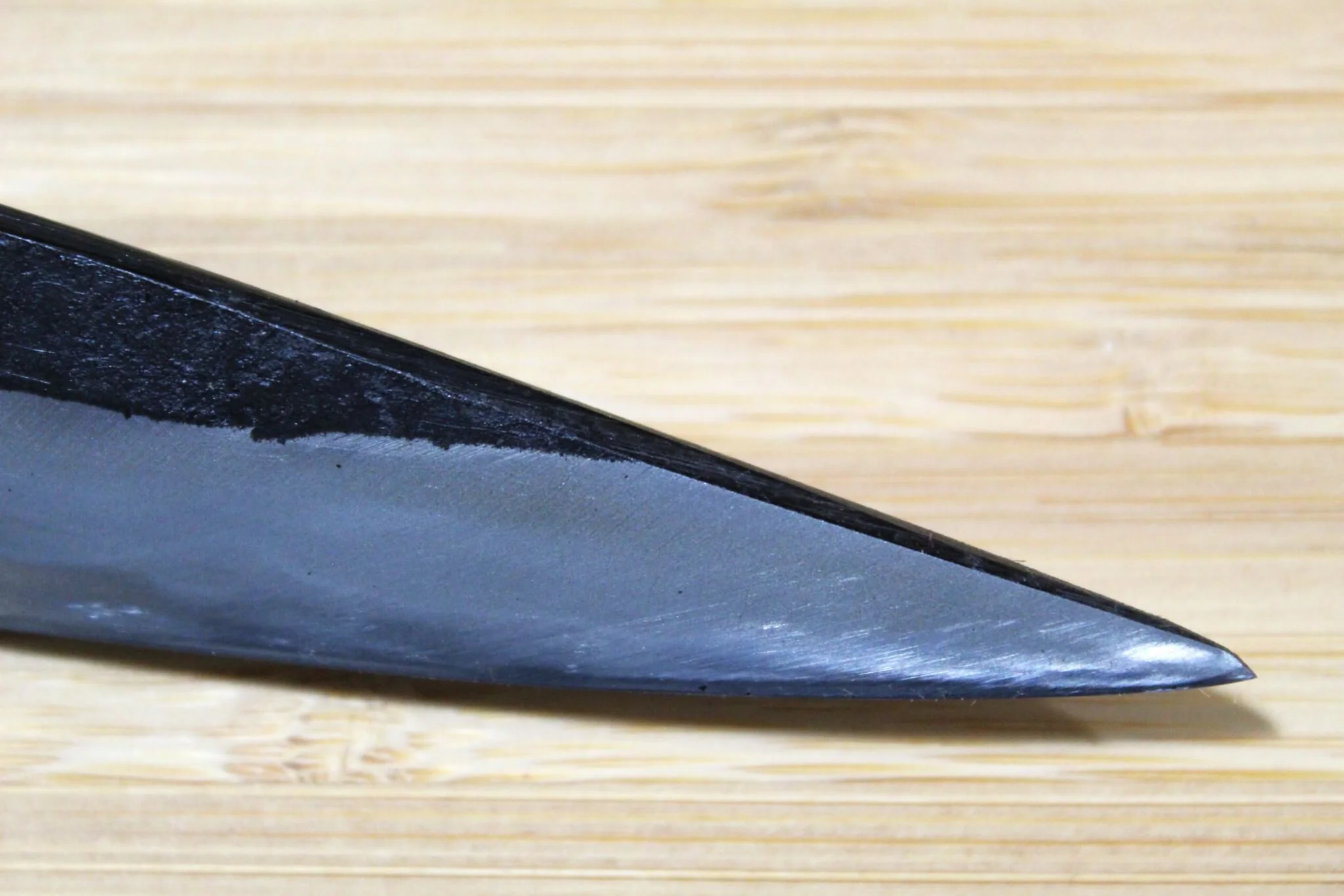 Kyokokaji Shokei Shironiko Kurouchi Petty 120 mm (4.7") Fujimaki Handle - Image 4