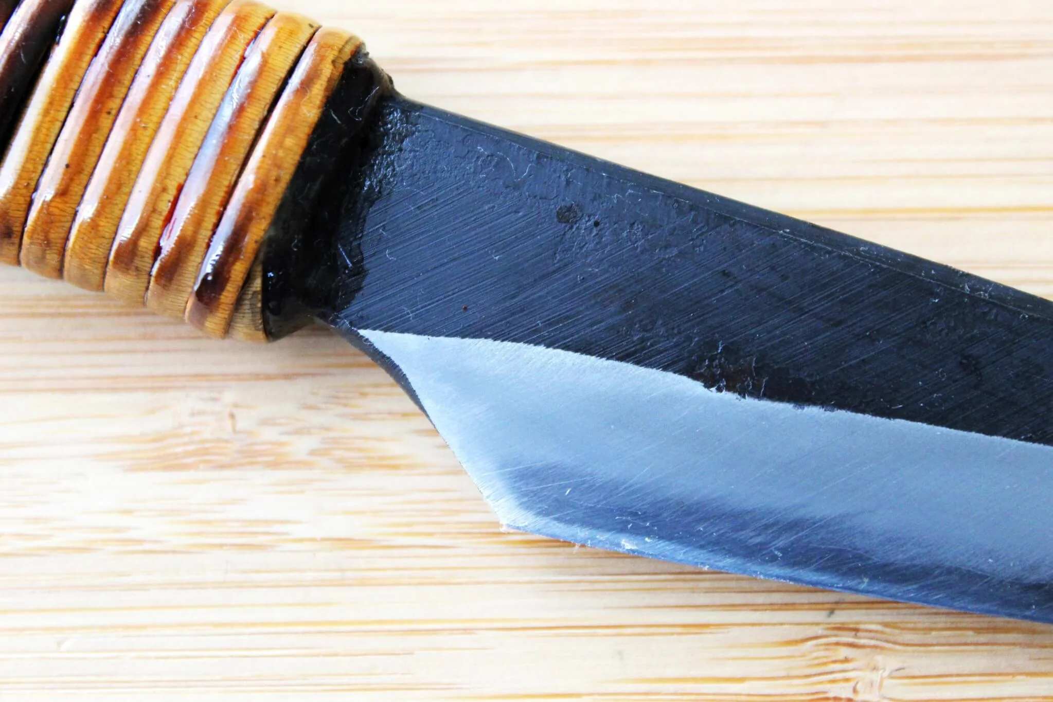 Kyokokaji Shokei Shironiko White #2 Kurouchi Wide Petty / Paring 105mm - Image 3