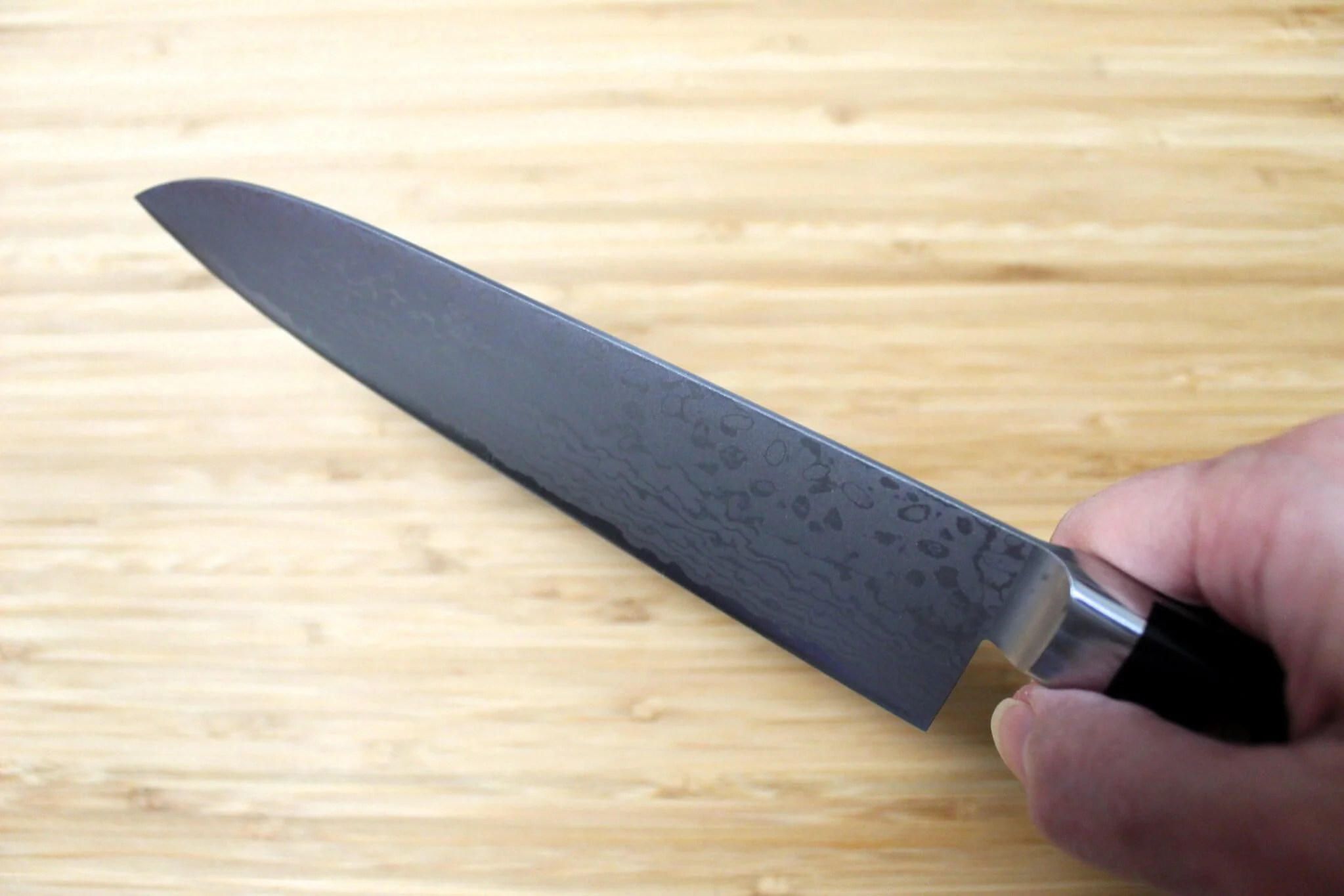 Miki Hamono Hakuun VG-10 Damascus Gyuto Knife 180 mm / 7.1" - Image 9