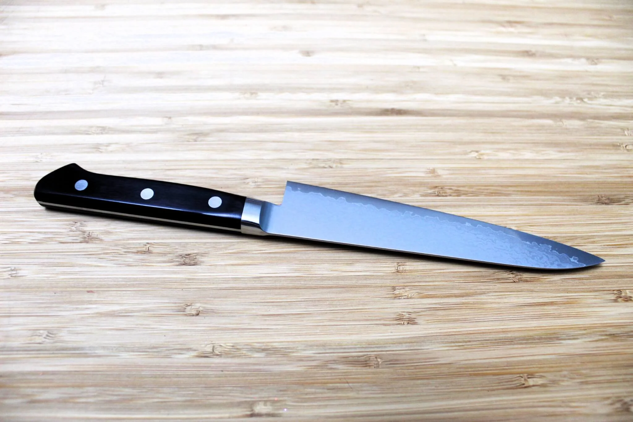 Miki Hamono Hakuun VG-10 Damascus Petty Knife 150mm / 5.9" - Image 5