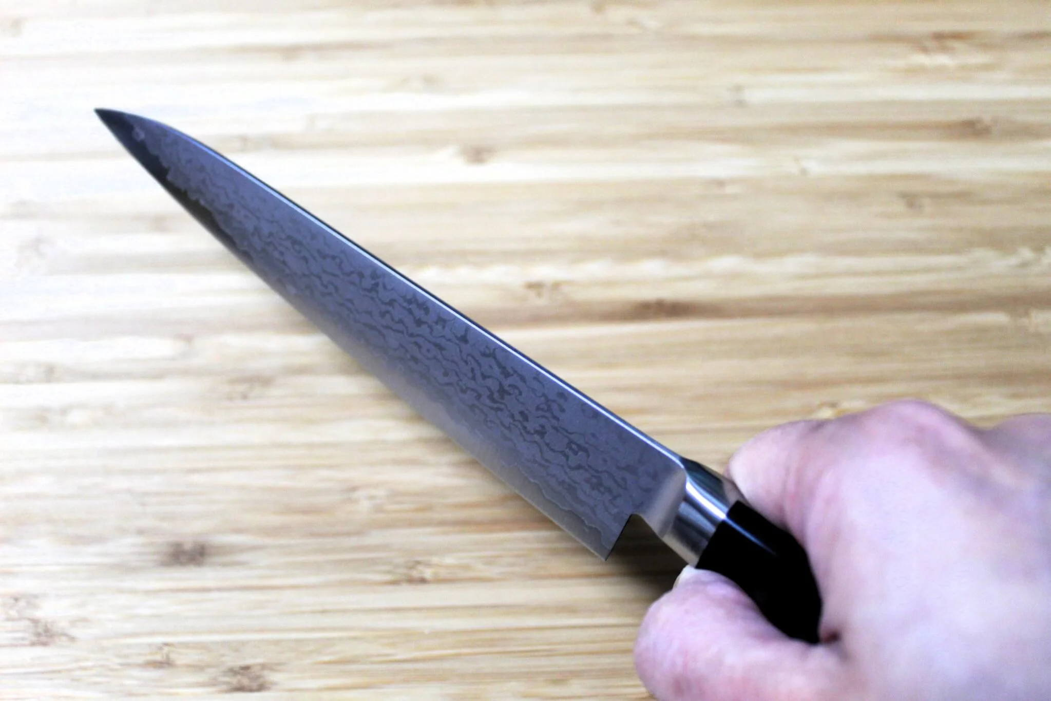 Miki Hamono Hakuun VG-10 Damascus Petty Knife 150mm / 5.9" - Image 9