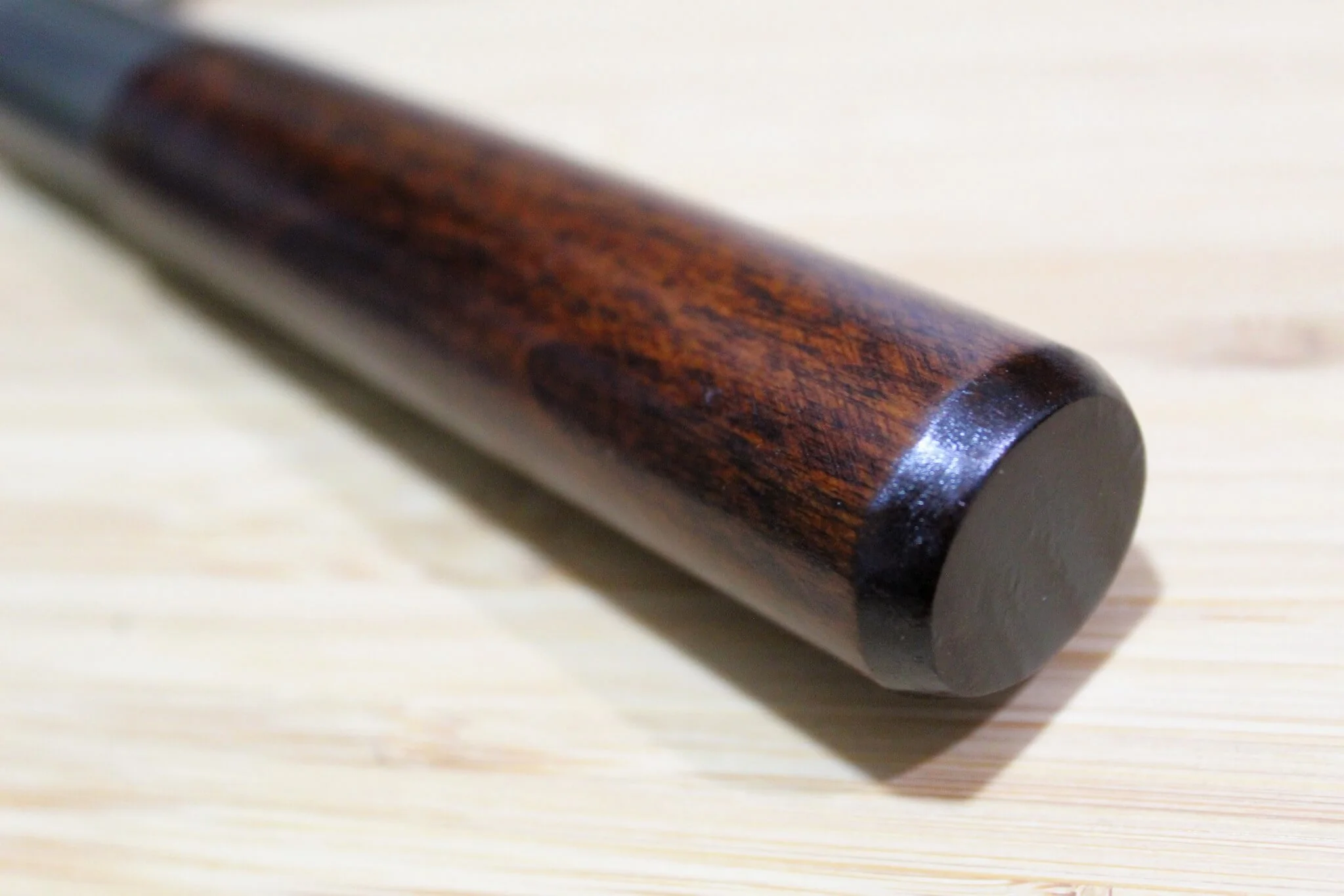 Misuzu Hamono Bunka VG-10 Stainless Steel 210 mm / 8.2"Urushi Lacquer Magnolia Handle - Image 9