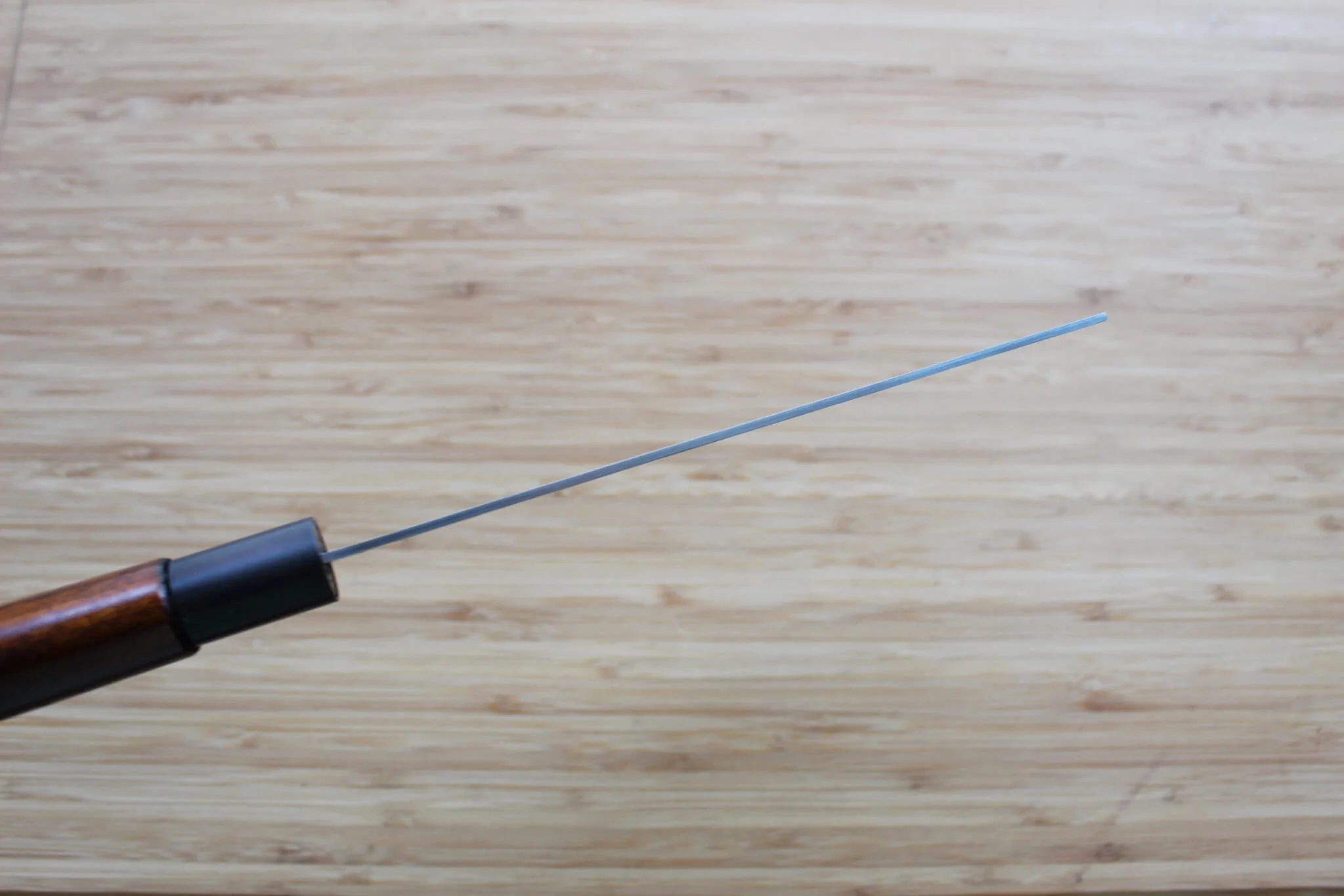 Misuzu Hamono Nakiri VG-10 Stainless Steel 160 mm / 6.3" Urushi Lacquer Magnolia Handle - Image 6