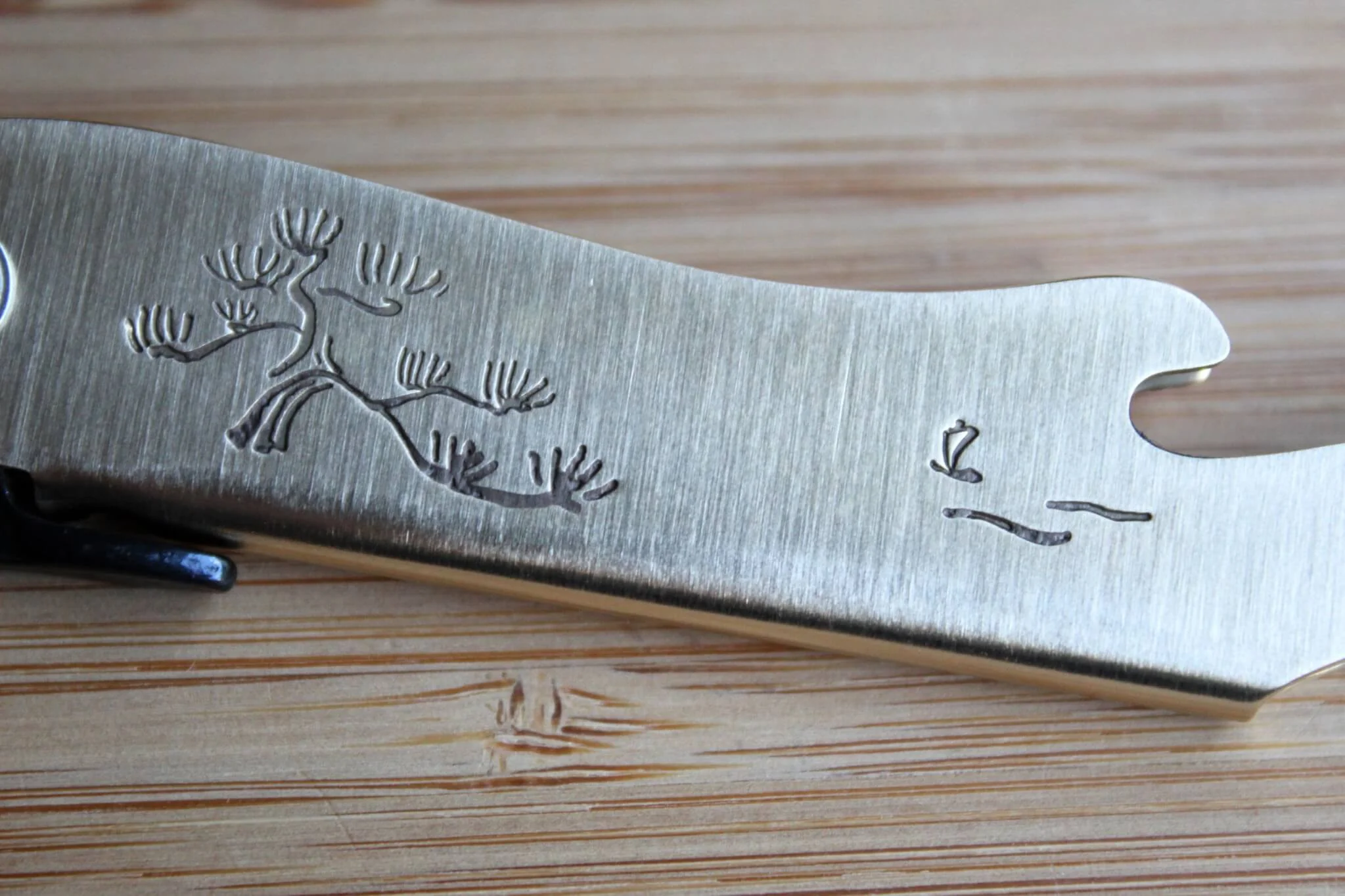 Mujun Mt. Fuji Japanese High Carbon Steel Folding Pocket Knife - Image 3