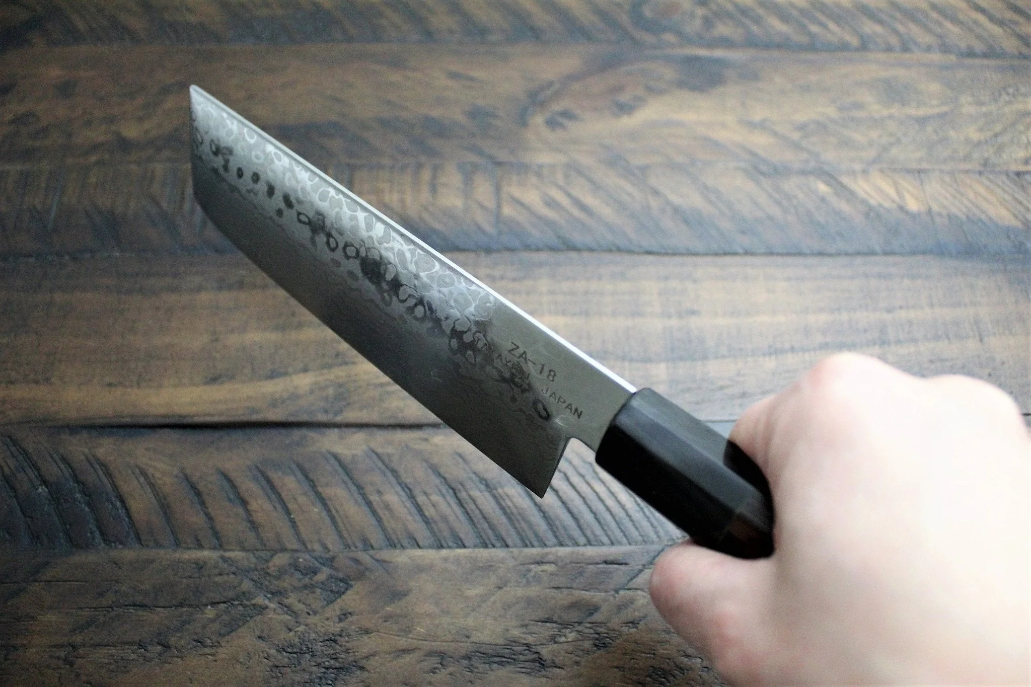 Sakai Takayuki Nakiri Knife 165mm (6.5") Damascus 69 Layer - Ginga - Image 8