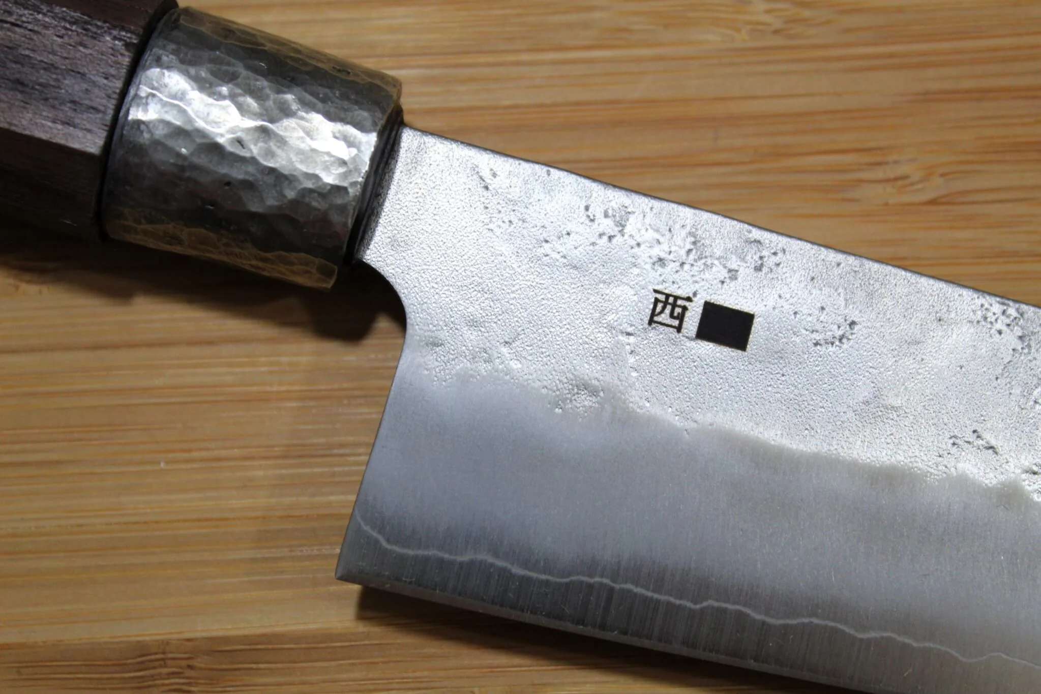 Nishiuchi Hocho Ginsan Petty 135 mm (5.3") Walnut Handle - Image 3