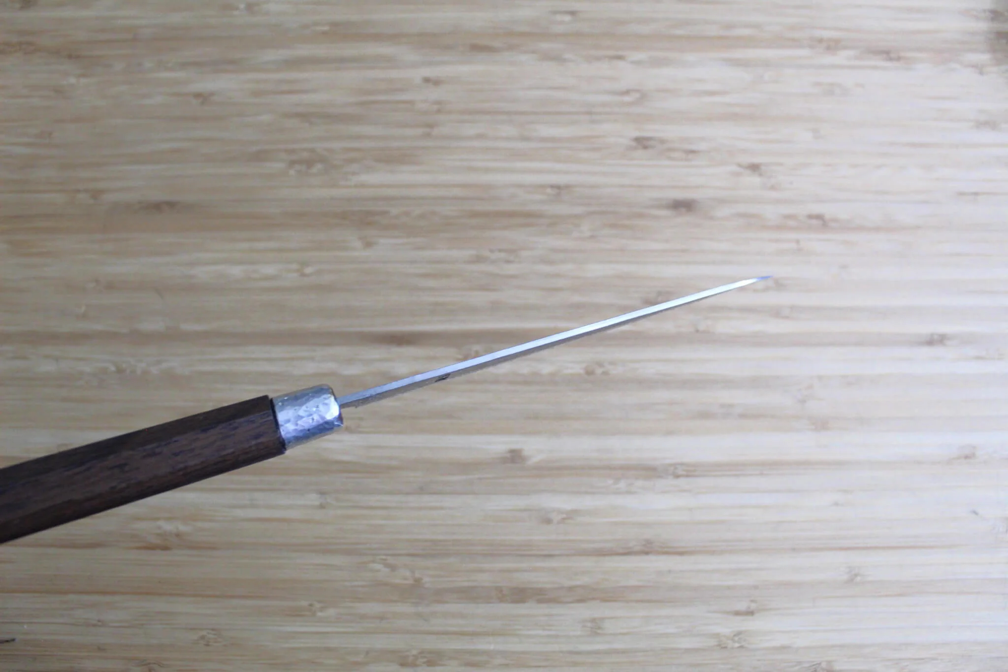 Nishiuchi Hocho Ginsan Petty 135 mm (5.3") Walnut Handle - Image 4