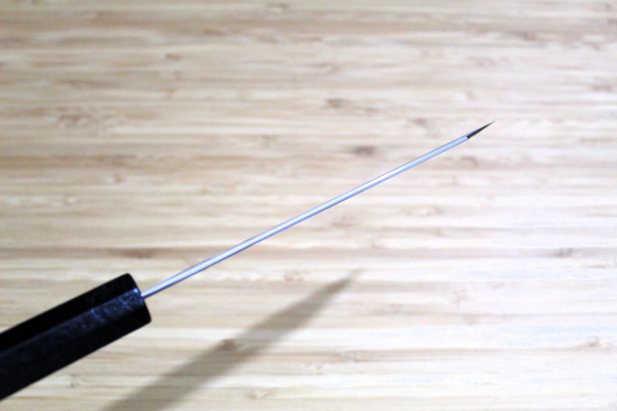 OUL Ginsan Kengata Petty 150 mm / 5.9" Black Makiji Urushi Handle - Image 7