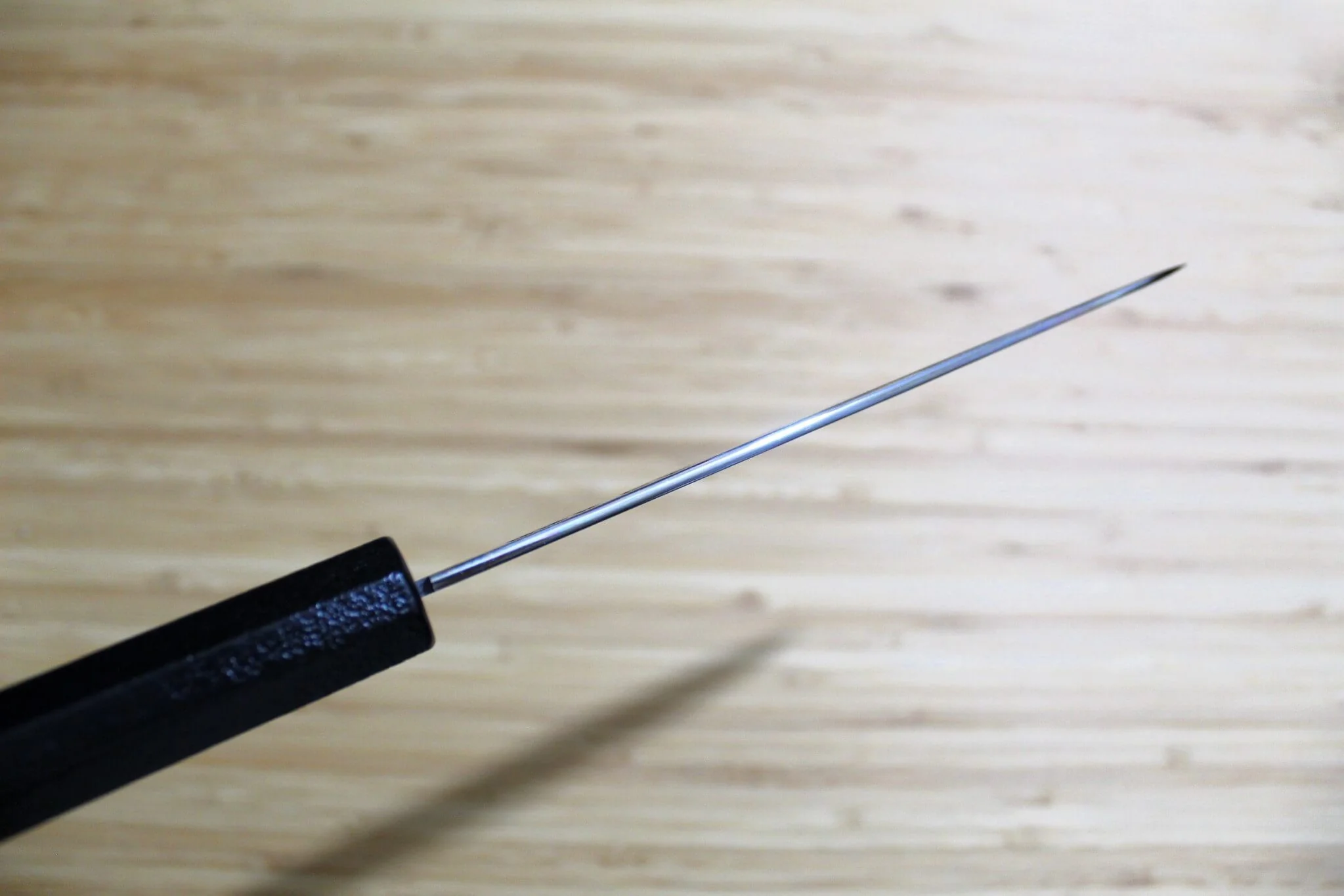 OUL Ginsan Petty 150 mm / 5.9" Black Makiji Urushi Handle - Image 7