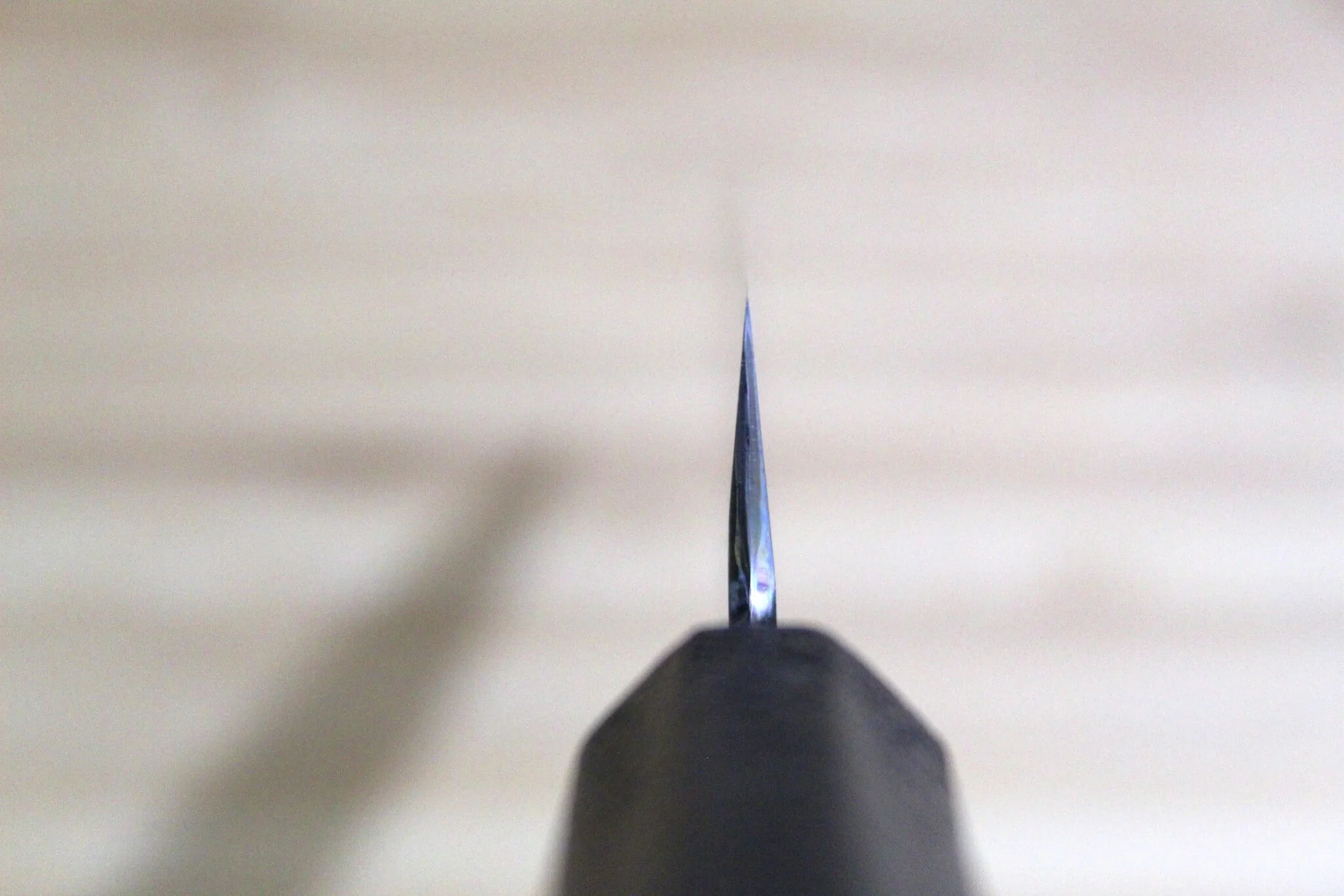 OUL Ginsan Petty 150 mm / 5.9" Black Makiji Urushi Handle - Image 8