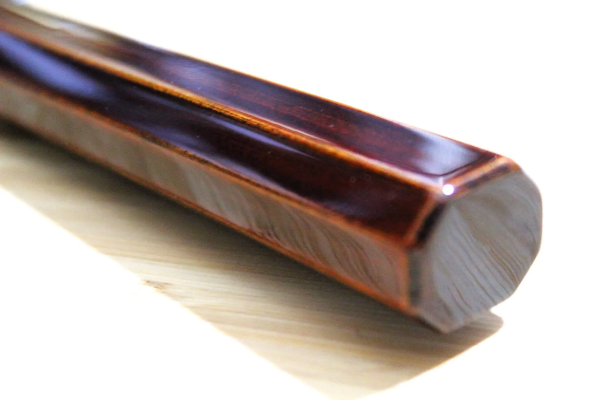 OUL Kijiro Ginsan Santoku 180 mm / 7.1" Urushi Handle - Image 9