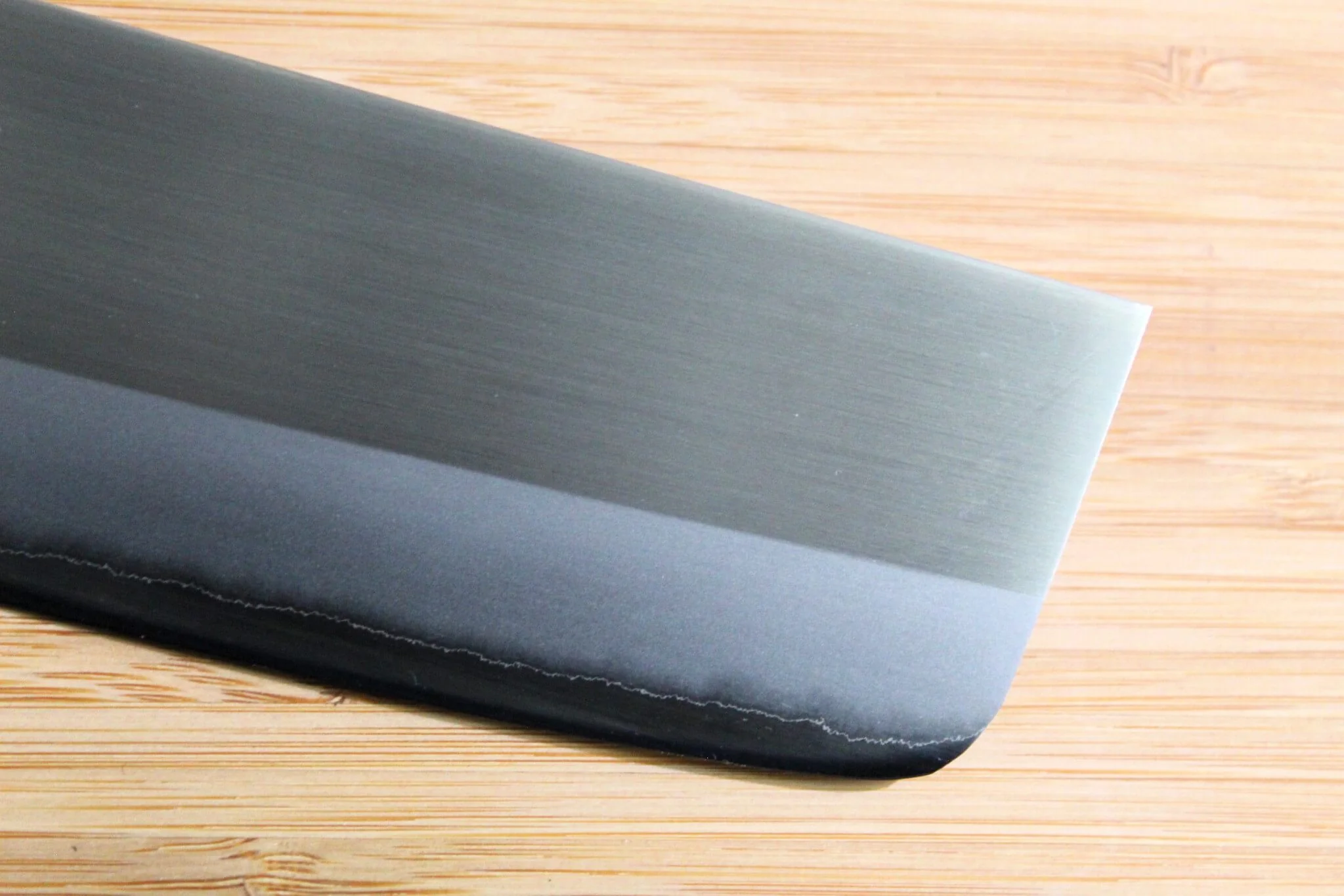 OUL Nakiri White Steel #1 165 mm / 6.5" Keyaki Handle - Image 4