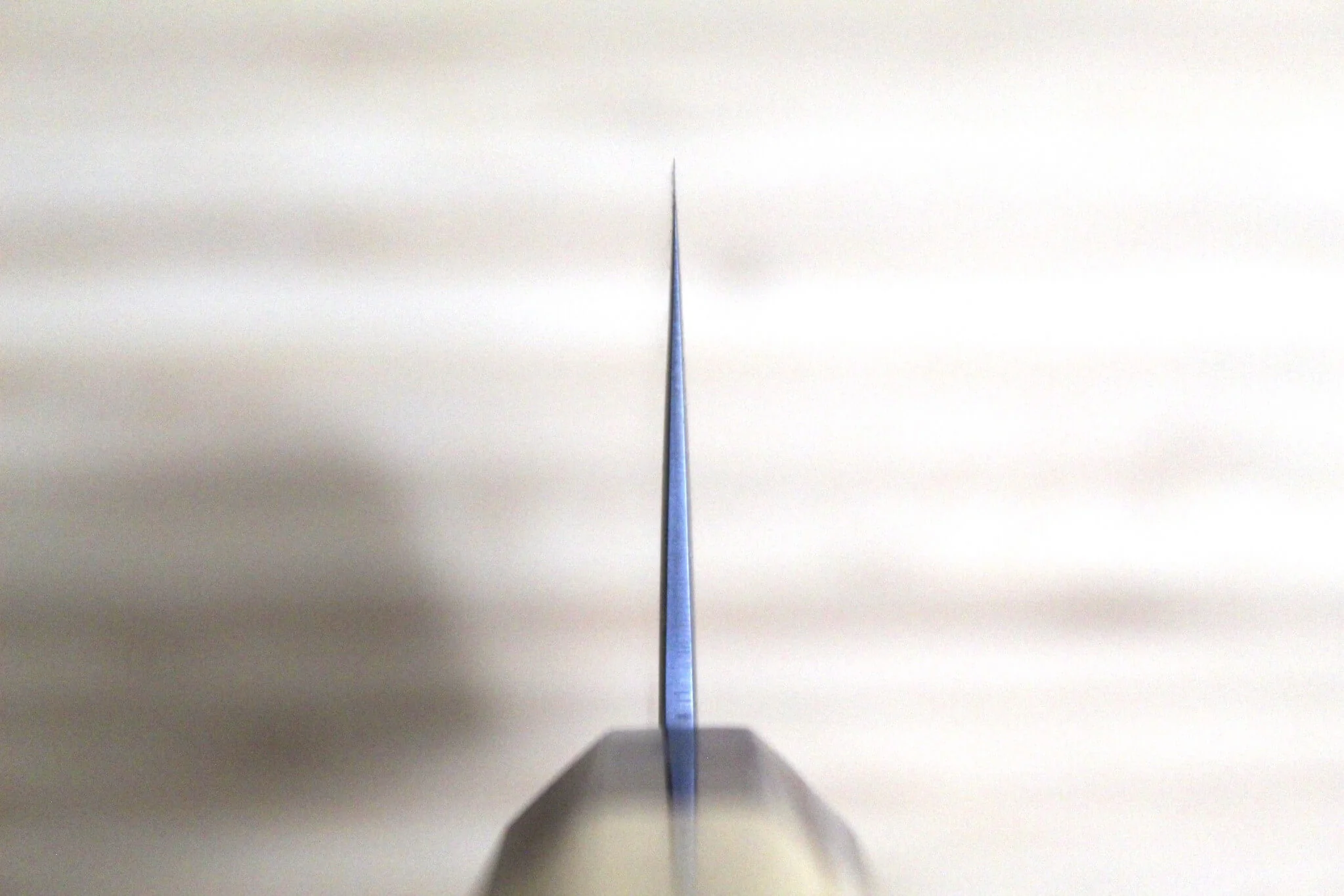 OUL Nakiri White Steel #1 165 mm / 6.5" Keyaki Handle - Image 8