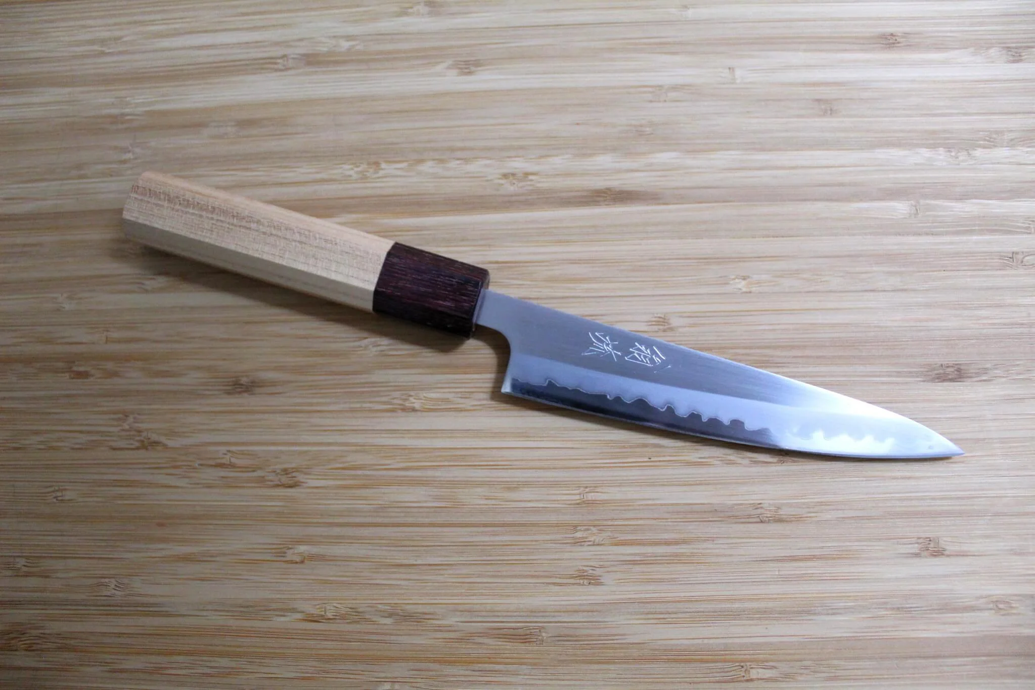 OUL Petty White Steel #1 135 mm / 5.3" Keyaki Handle