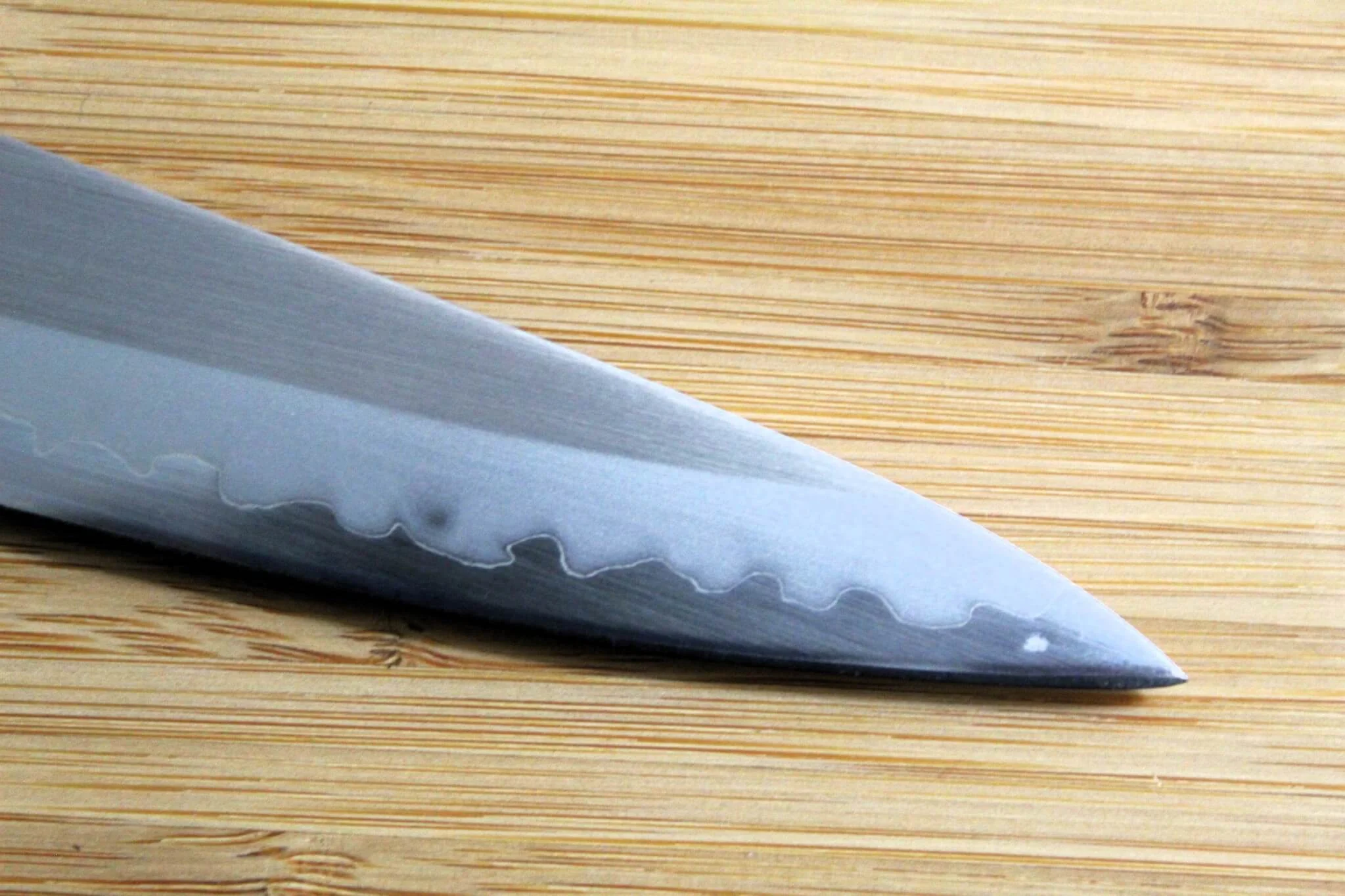 OUL Petty White Steel #1 135 mm / 5.3" Keyaki Handle - Image 4