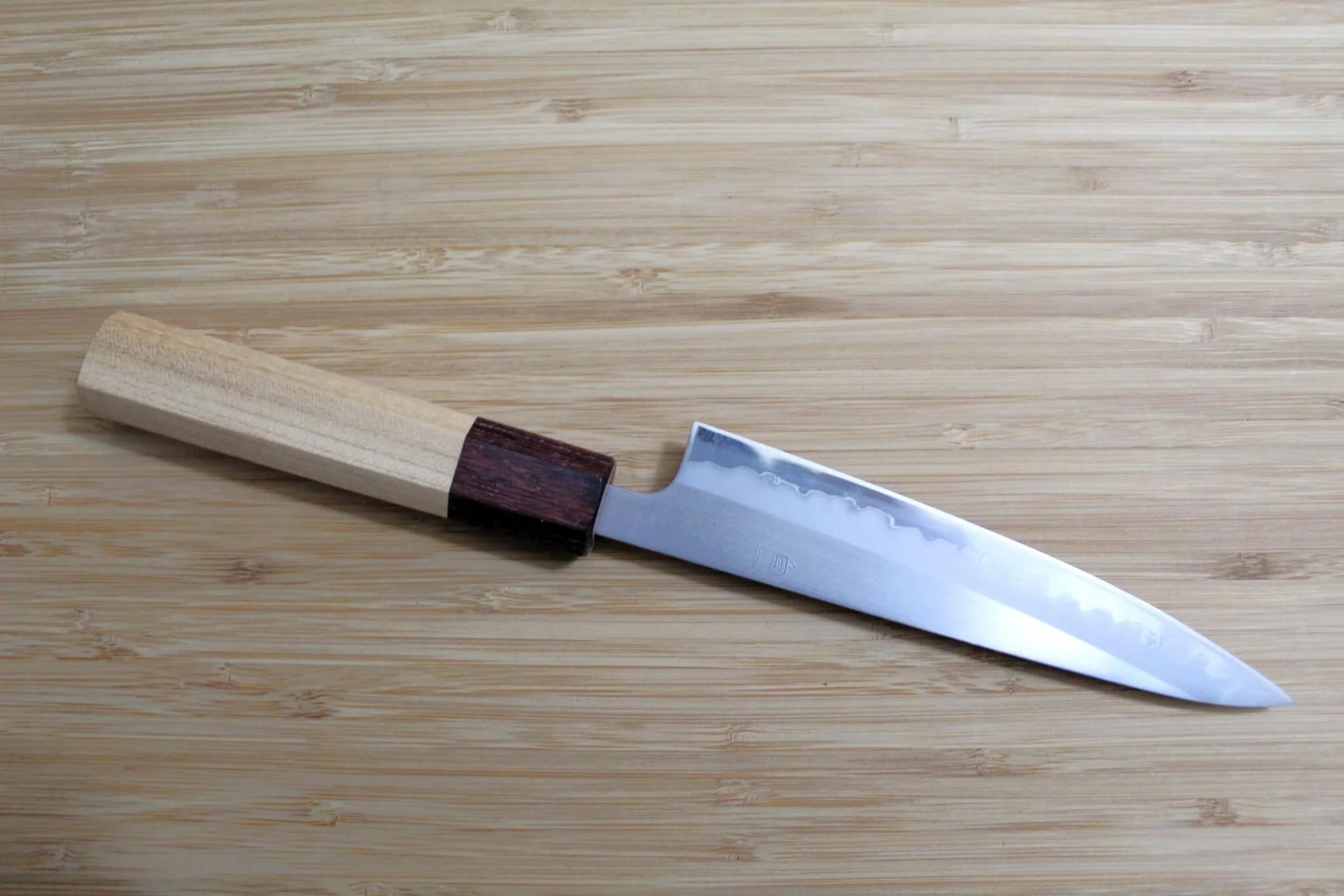 OUL Petty White Steel #1 135 mm / 5.3" Keyaki Handle - Image 5