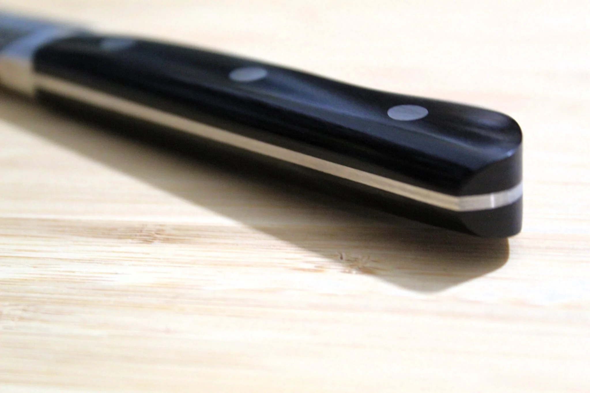 OUL VG-10 Damascus Tsuchime Santoku 180 mm / 7.1" - Image 9