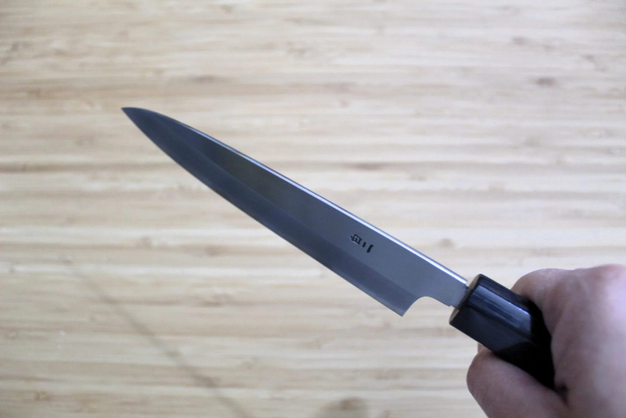 OUL Shirogami #2 / White Steel #2 Petty 150 mm / 5.9" with Maple Handle - Image 11