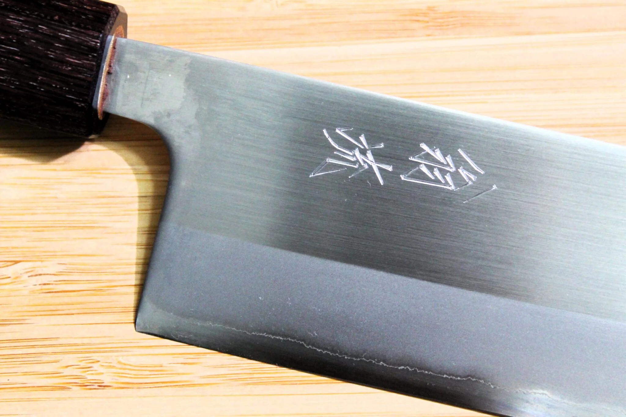 OUL Sujihiki White Steel #1 240 mm / 9.4" Keyaki Handle - Image 3