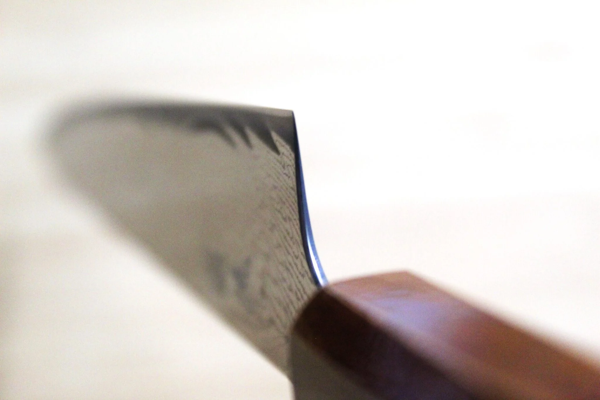 OUL Uzu Vortex Nickle Damascus Sujihiki 240 mm / 9.4" Lacquer Handle - Image 8