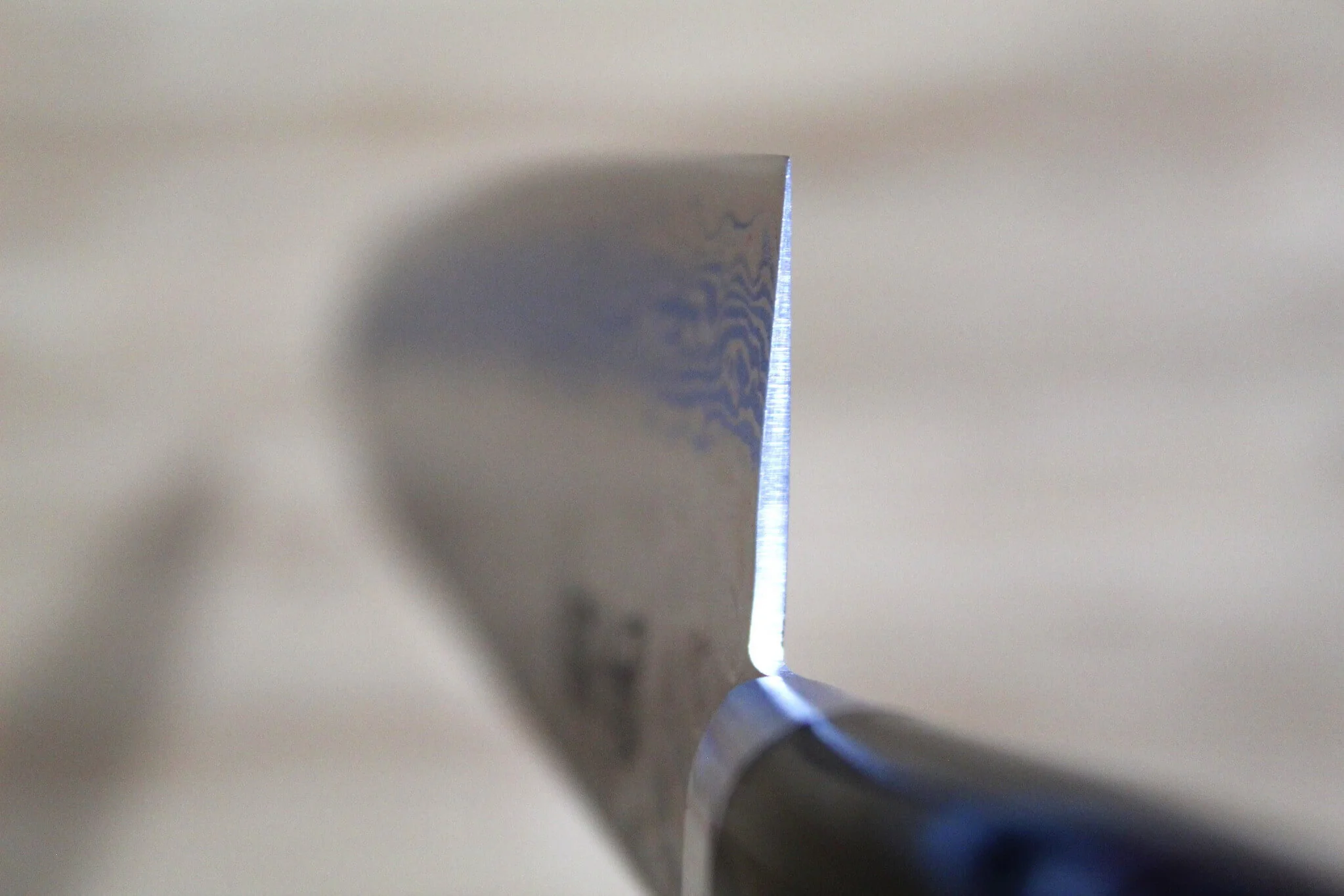 OUL VG-10 Damascus Tsuchime Gyuto 210 mm / 8.2" - Image 8