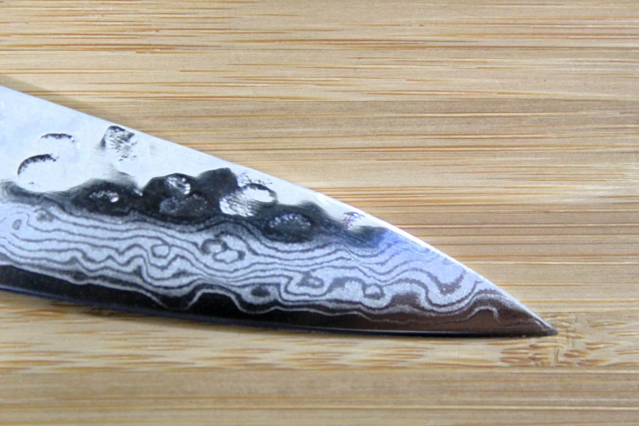 OUL VG-10 Damascus Tsuchime Petty 135 mm / 5.3" - Image 4