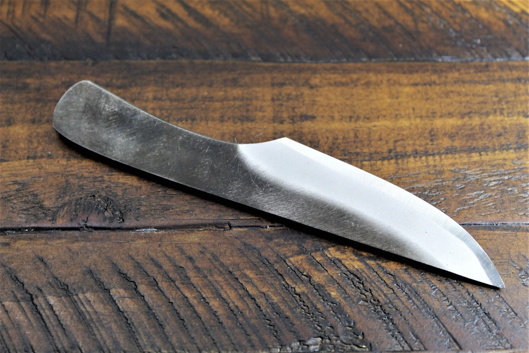 Sakai Takayuki Outdoor 80mm Knife Aoniko Blue Steel #2 with Leather Saya - Kotengu - Image 5