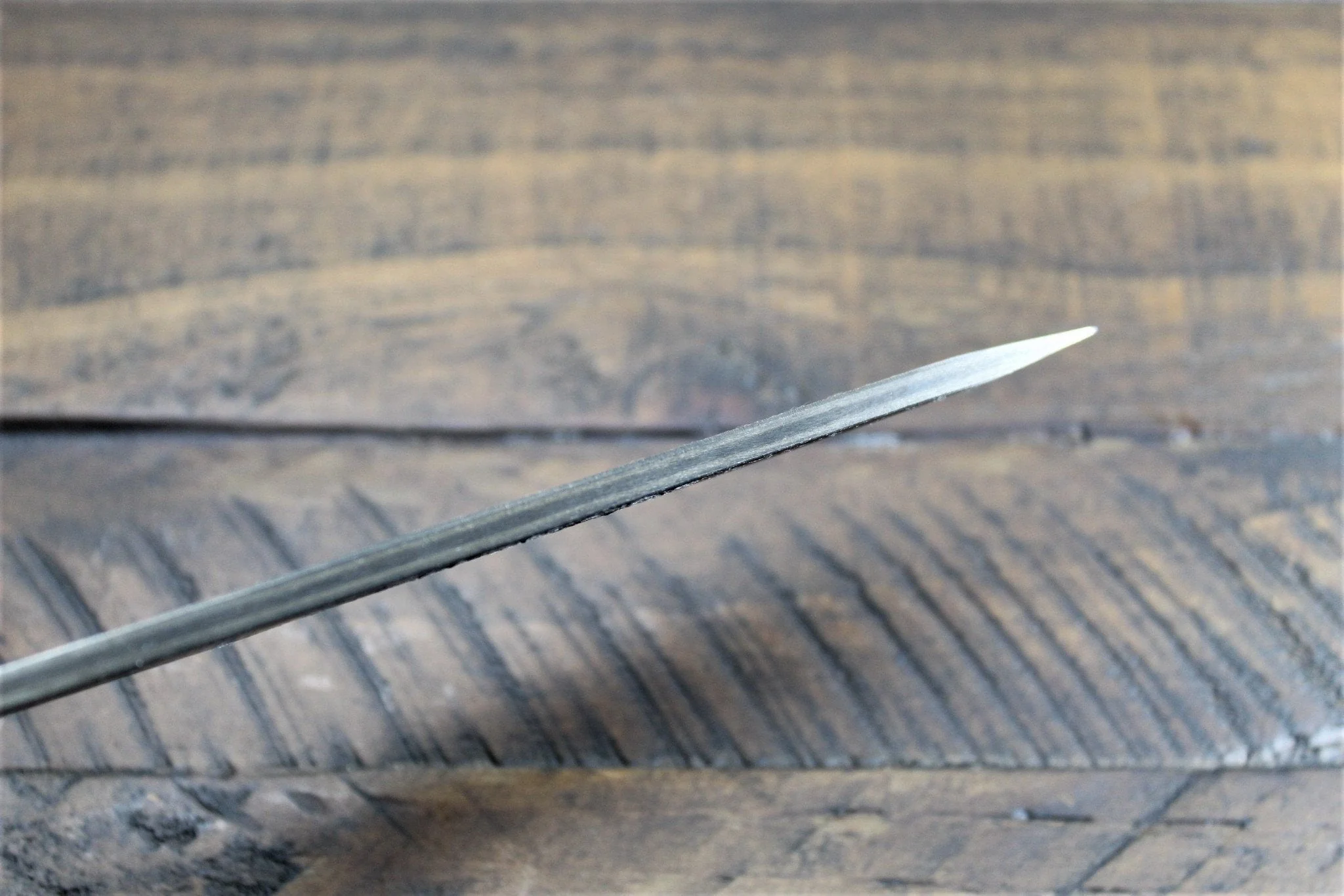 Sakai Takayuki Outdoor 80mm Knife Aoniko Blue Steel #2 with Leather Saya - Kotengu - Image 6