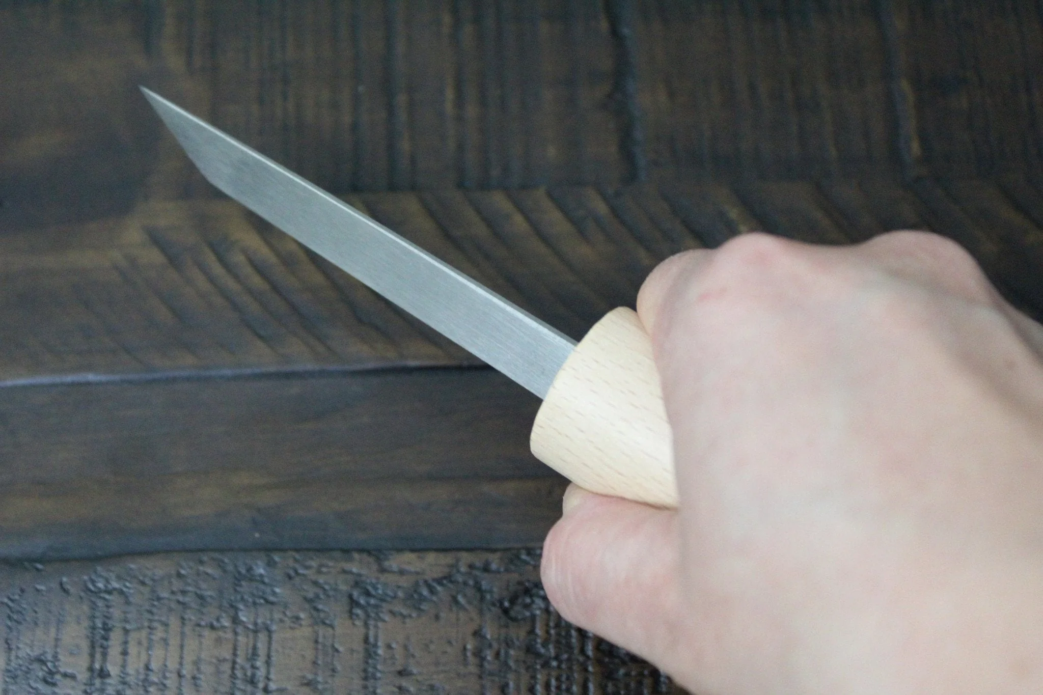 Oyster Shucker / Opener / Kakimuki with Wooden Handle - Image 9