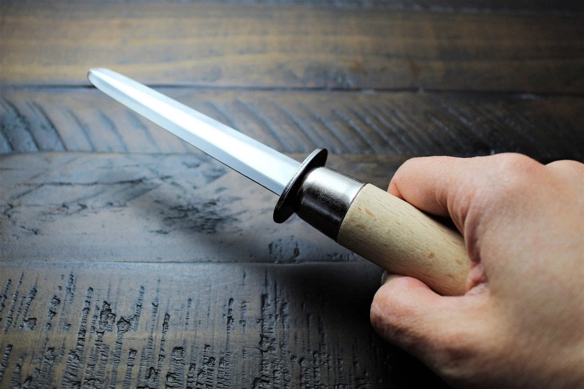 Oyster Shucker / Opener with Wooden Handle - Image 9
