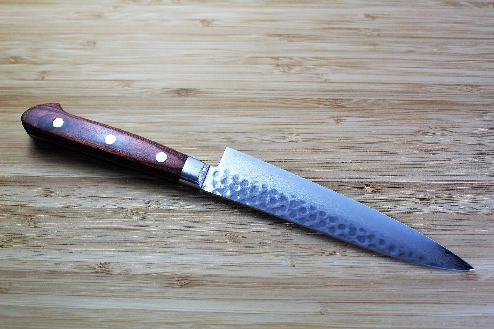 Sakai Takayuki Petty Knife 135mm (5.3") Damascus 17 Layer - Image 5