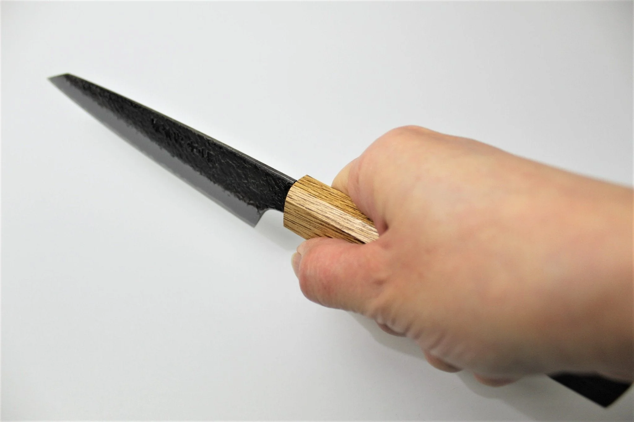 Sakai Takayuki Kengata Petty Knife Homura Guren Aoniko / Blue Steel #2 150mm (5.9") - Image 11