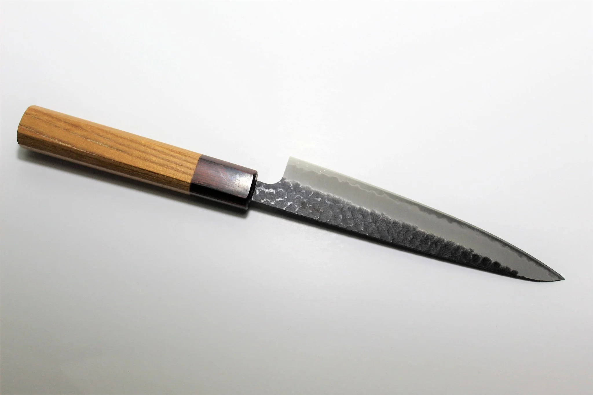 Sakai Takayuki Petty Knife 150mm (5.9") Aogami Super / Blue Super Kurouchi Hammered Finish - Image 5