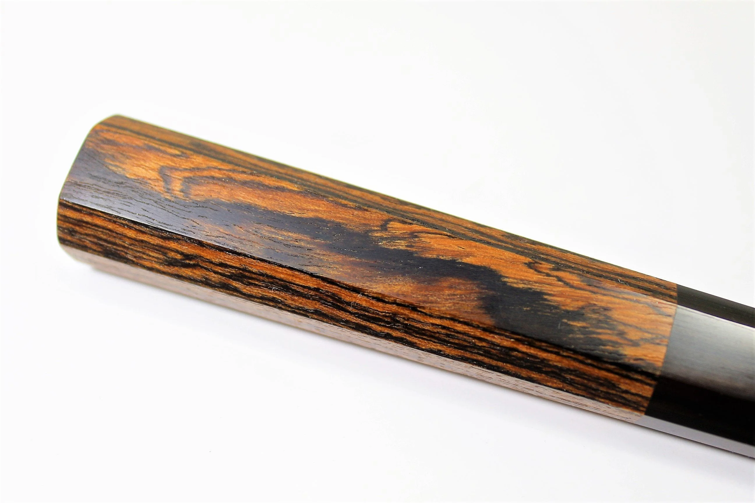 Petty Knife 150mm (5.9") Damascus 33 Layer - Japanese Black Persimmon Handle Hasu-Seizo Exclusive Special Edition - Image 3