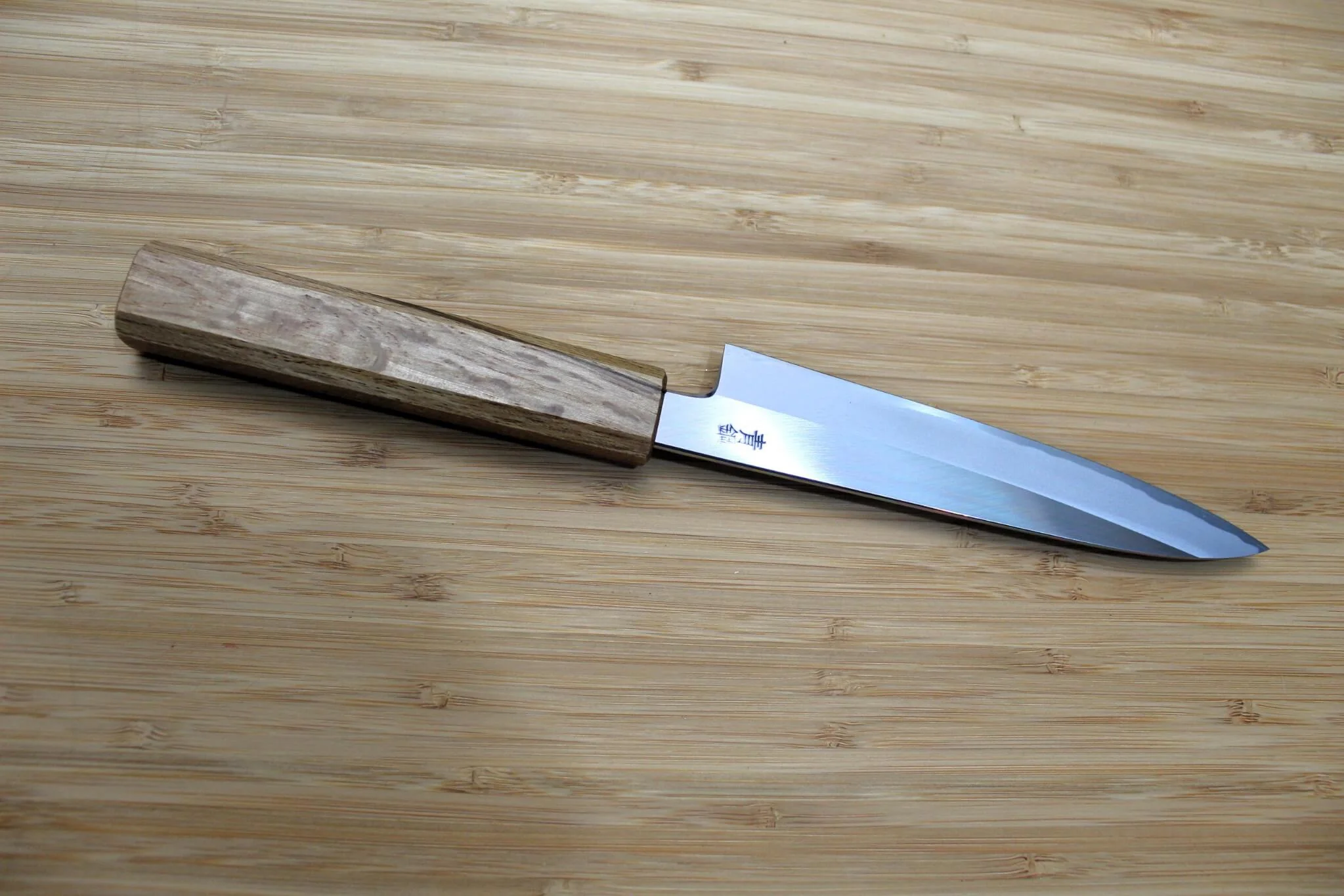 OUL Petty Aoniko / Blue Steel #2 150mm / 5.9" Oak Handle - Image 5
